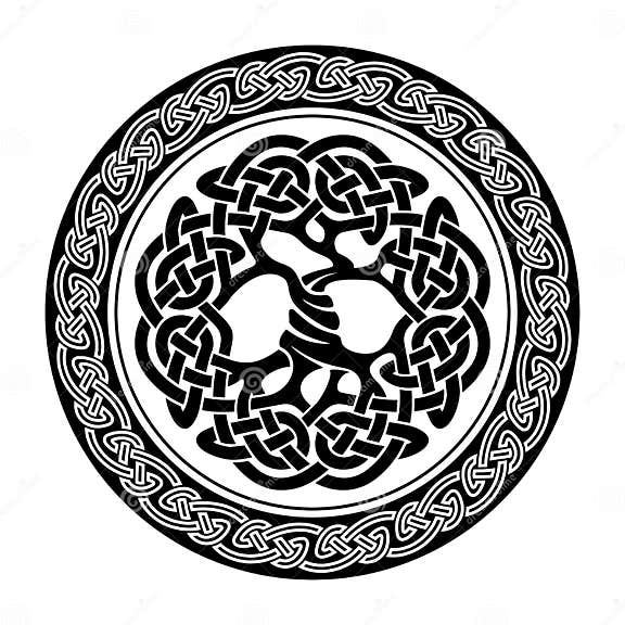 Celtic Tree of Life stock vector. Illustration of symbol - 108335160