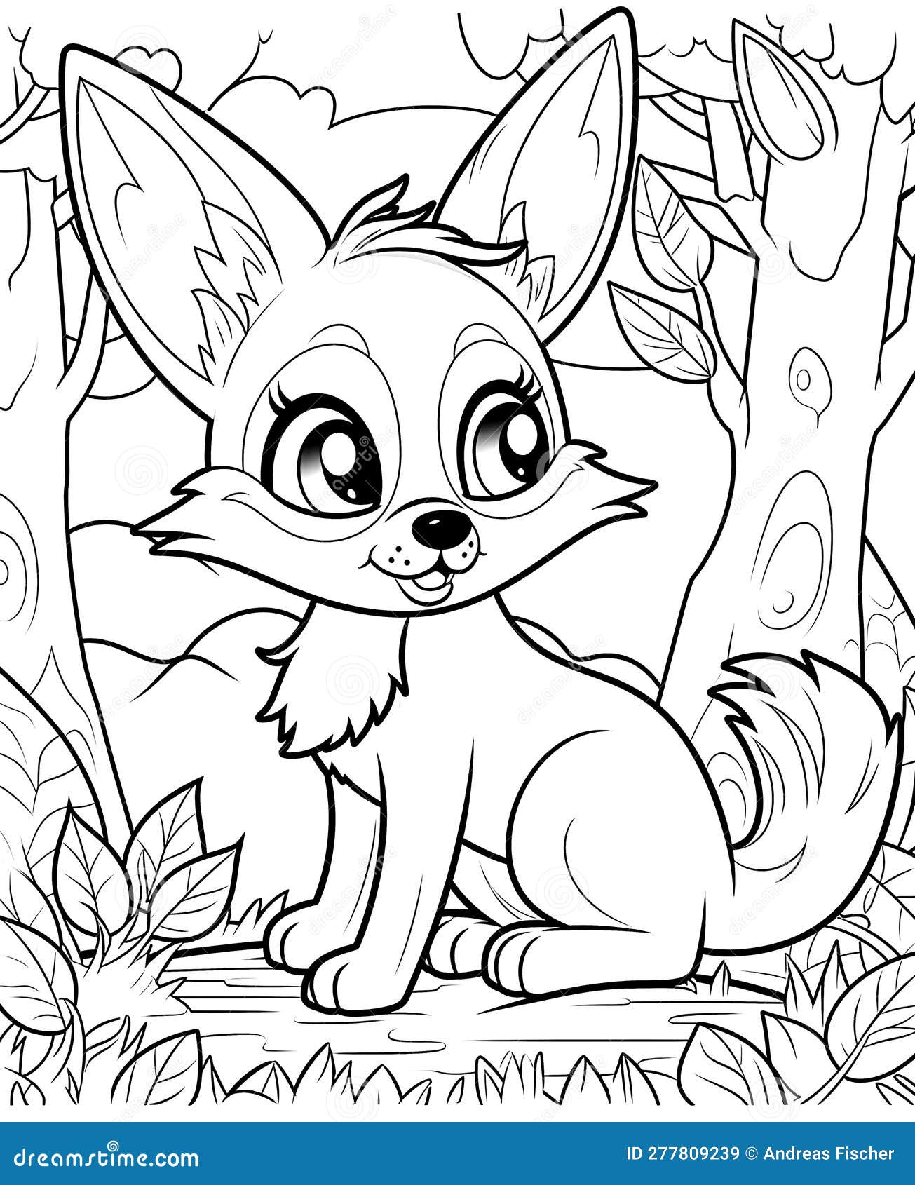 Black and White Illustration for Coloring Animals Stock Illustration ...