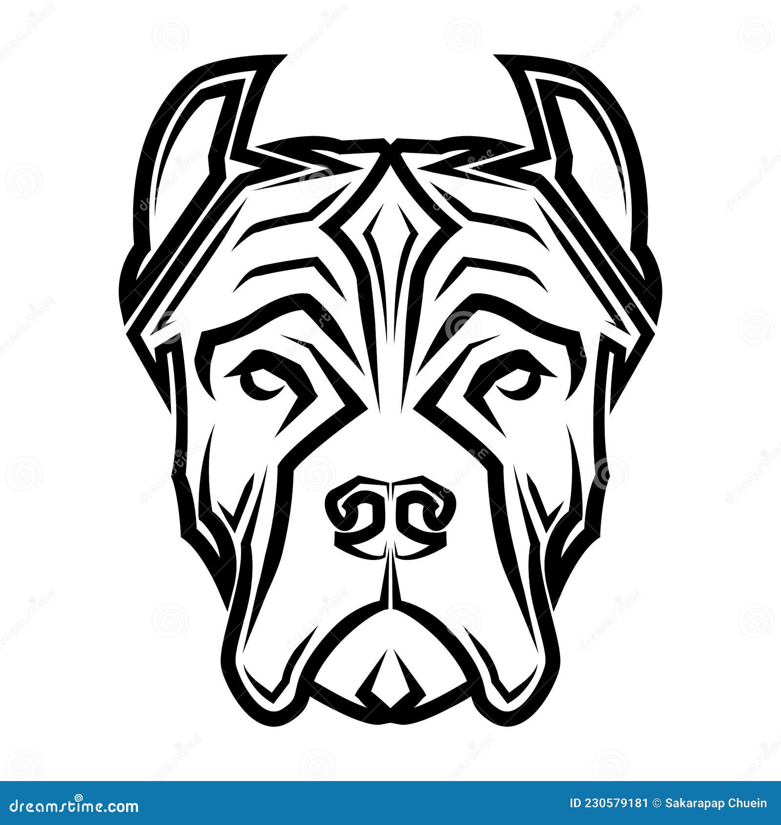 pit bull clip art