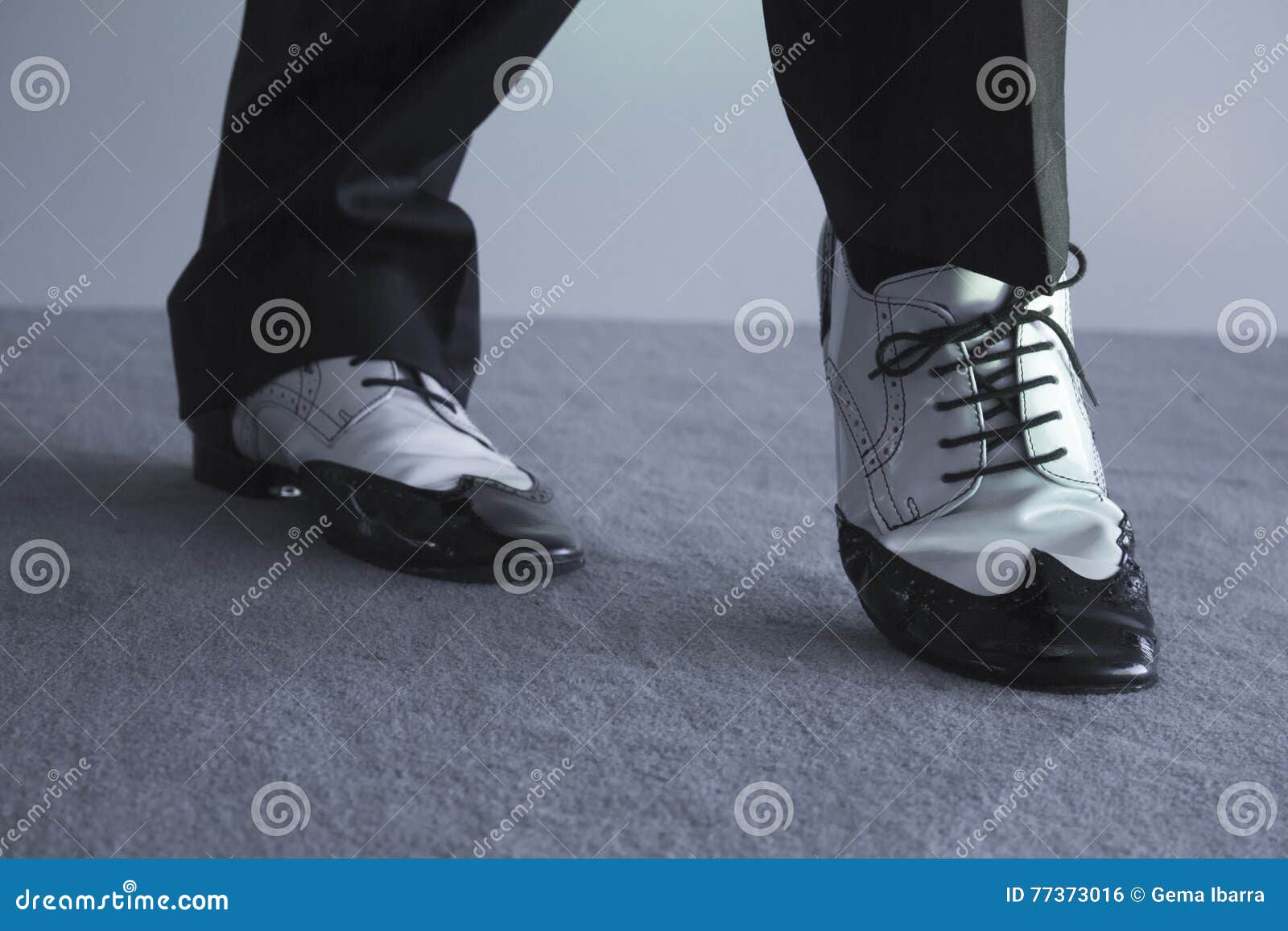 Black and White Male Dancing Shoes Stock Photo - Image of room, beauty ...