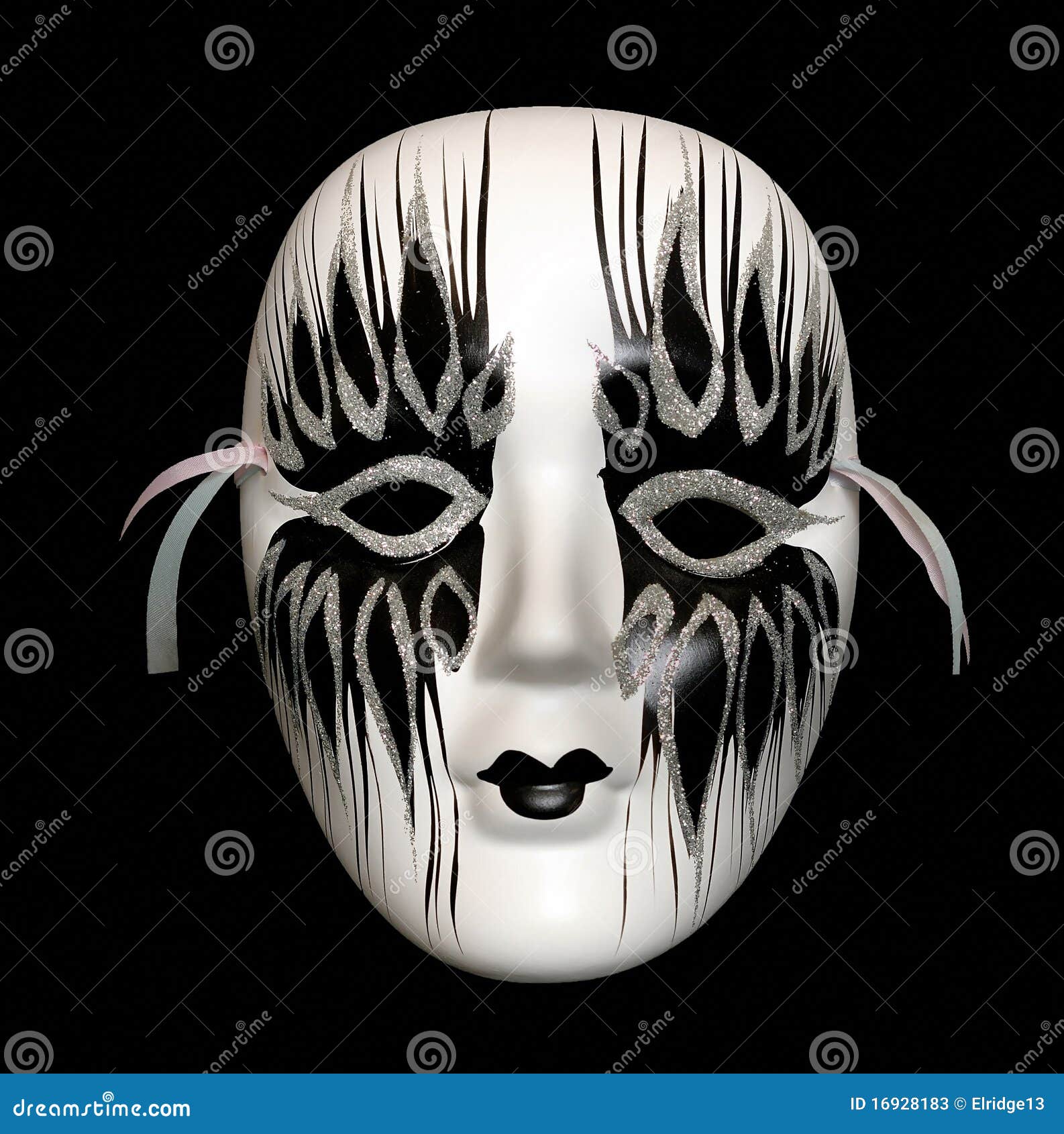 Black and white masks. stock photo. Image of concept - 71178898