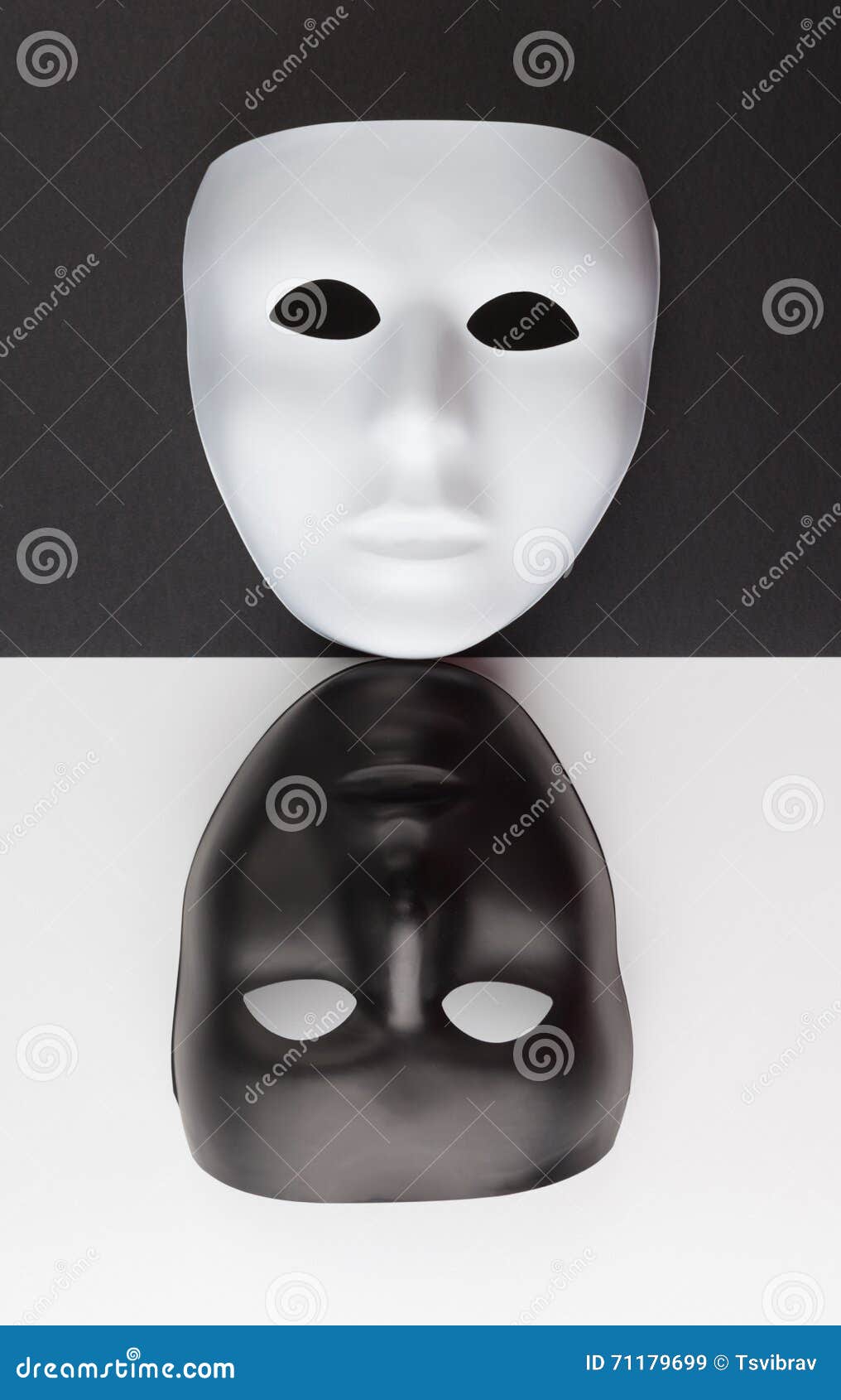 Black White Masks Upside Down Stock Photos Free & RoyaltyFree Stock
