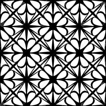 Black and White Mugal Jali Pattern Stock Vector - Illustration of ...