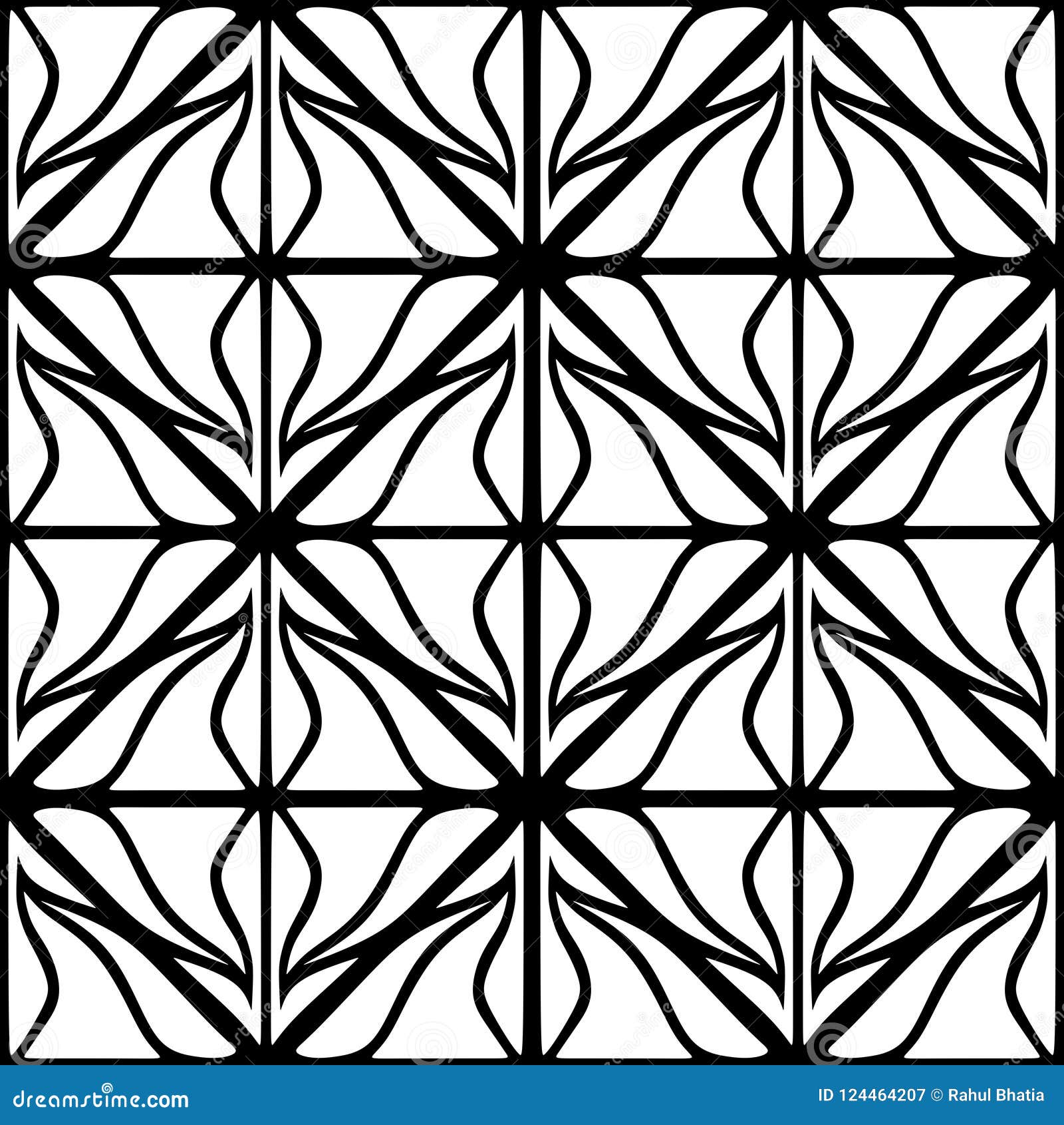 black and white mugal jali pattern