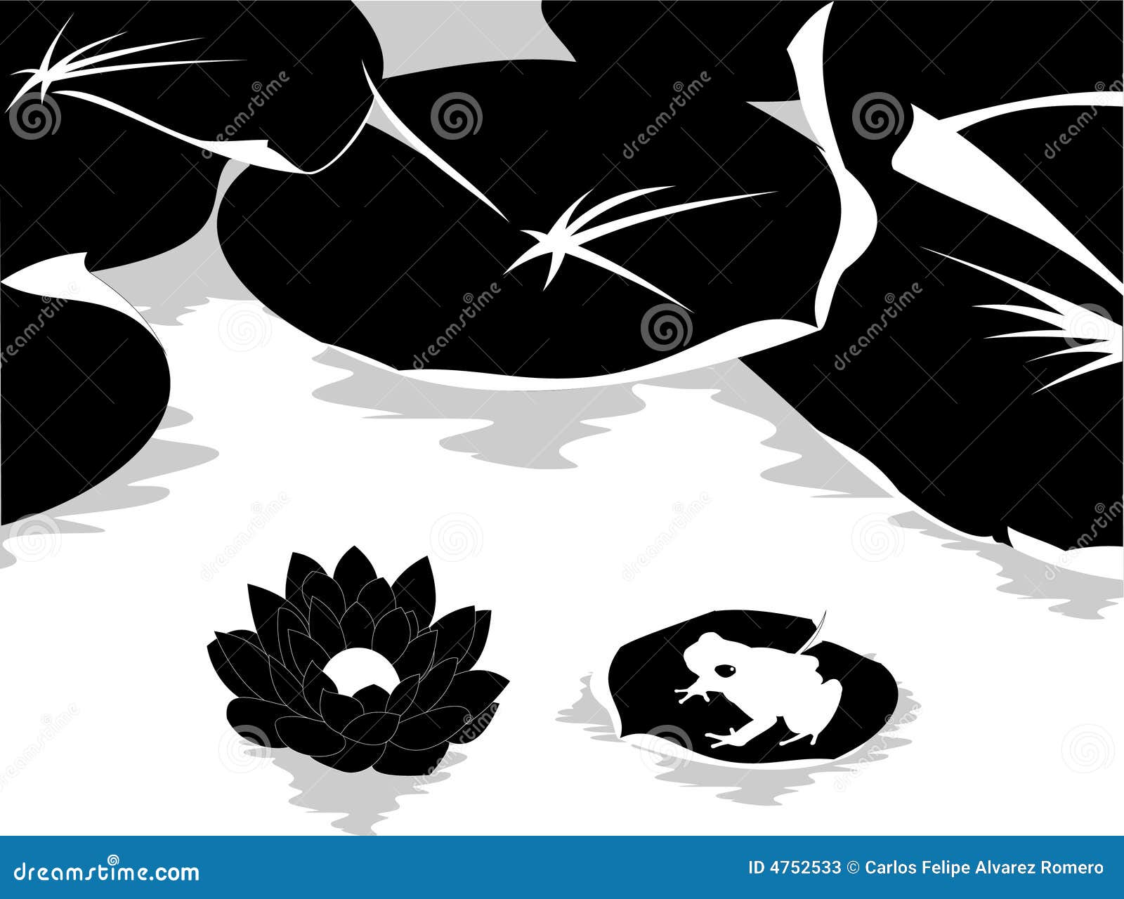 Black And White Nature Vector Stock Photos - Image: 4752533