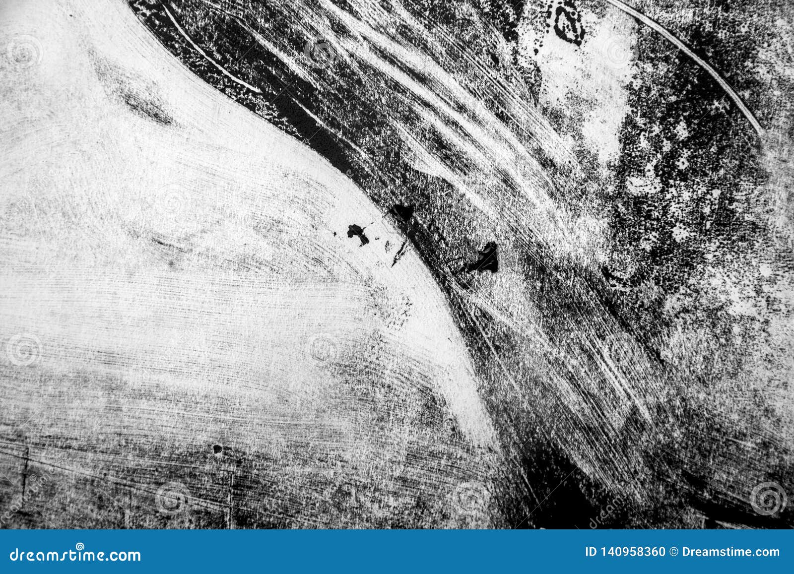 Black and White Paint Brush Strokes Background Stock Photo Image of