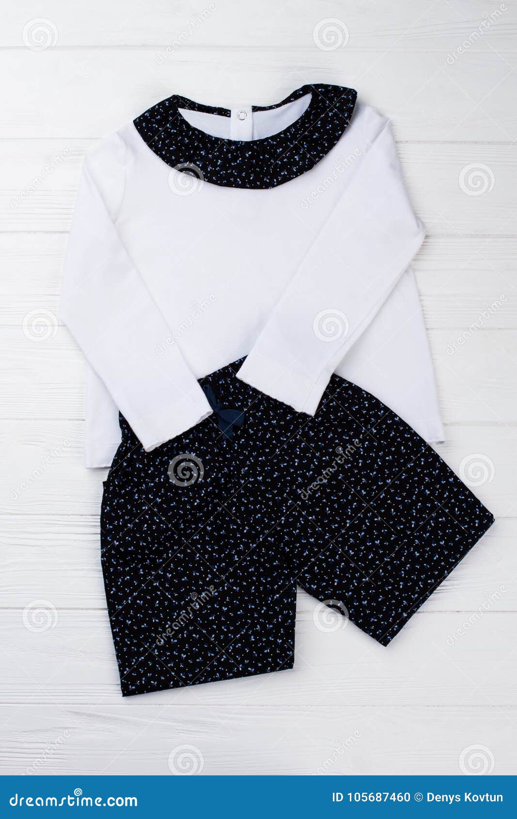 Black and white pajama set stock photo. Image of girl - 105687460