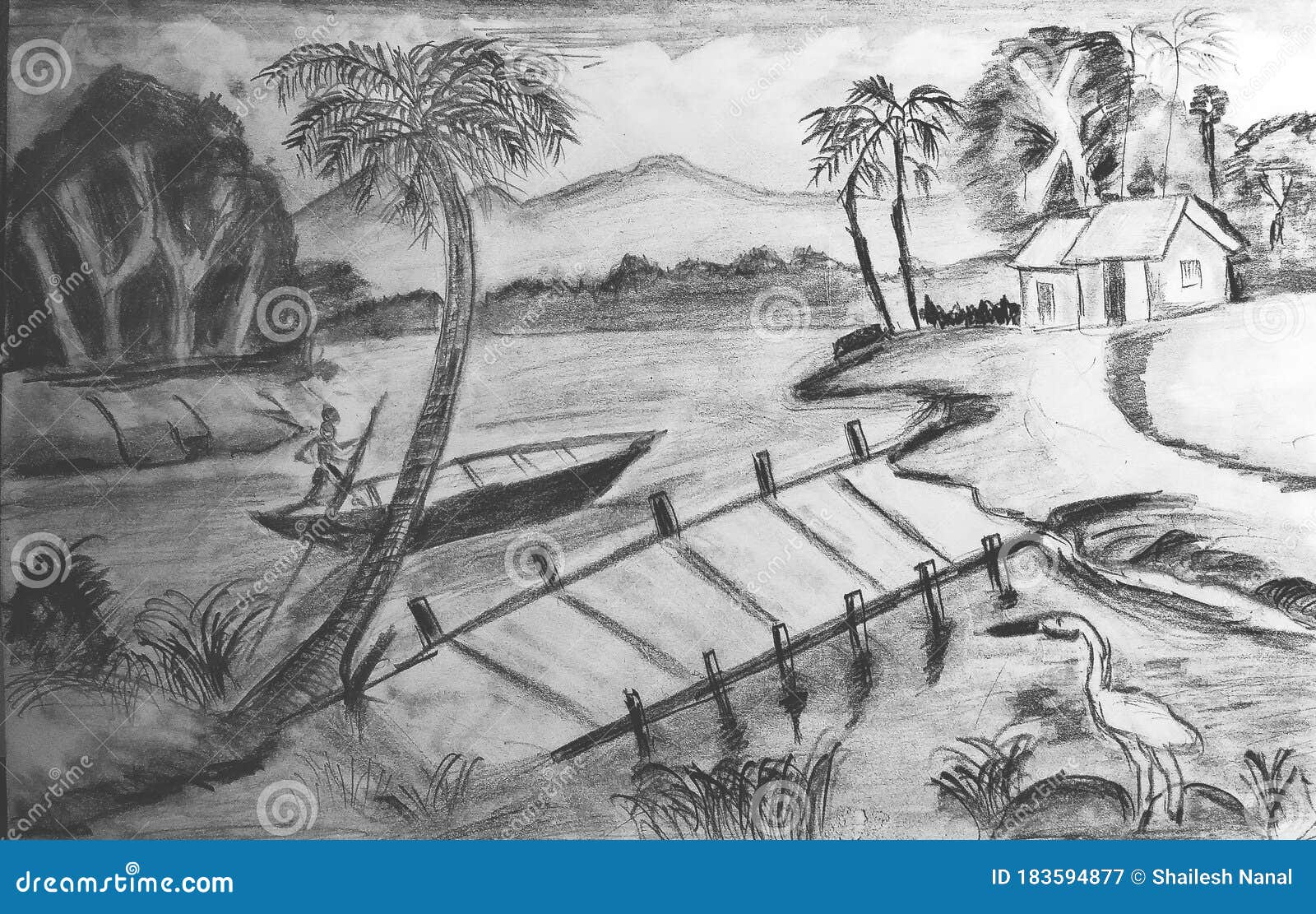 Featured image of post Pencil Drawing Images Village - Free for commercial use no attribution required high quality images.