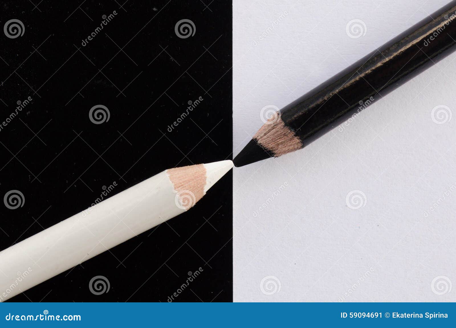 Black and white pencils stock image. Image of equipment 59094691
