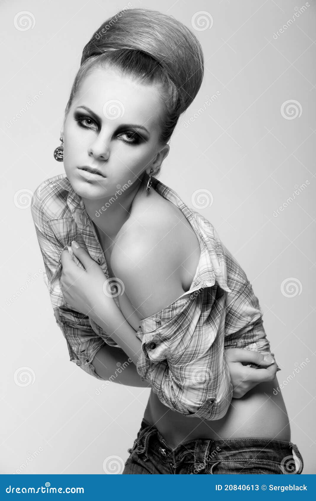 Black And White Photography From Portfolio Model Stock