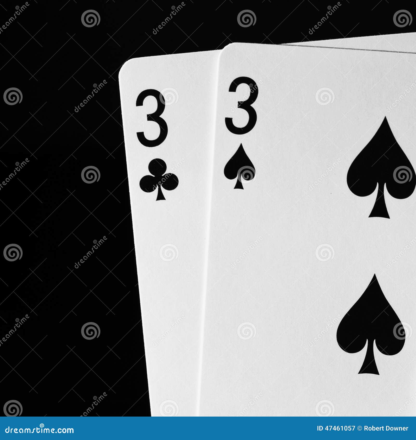 Black and White Playing Cards. Stock Image Image of card, play 47461057