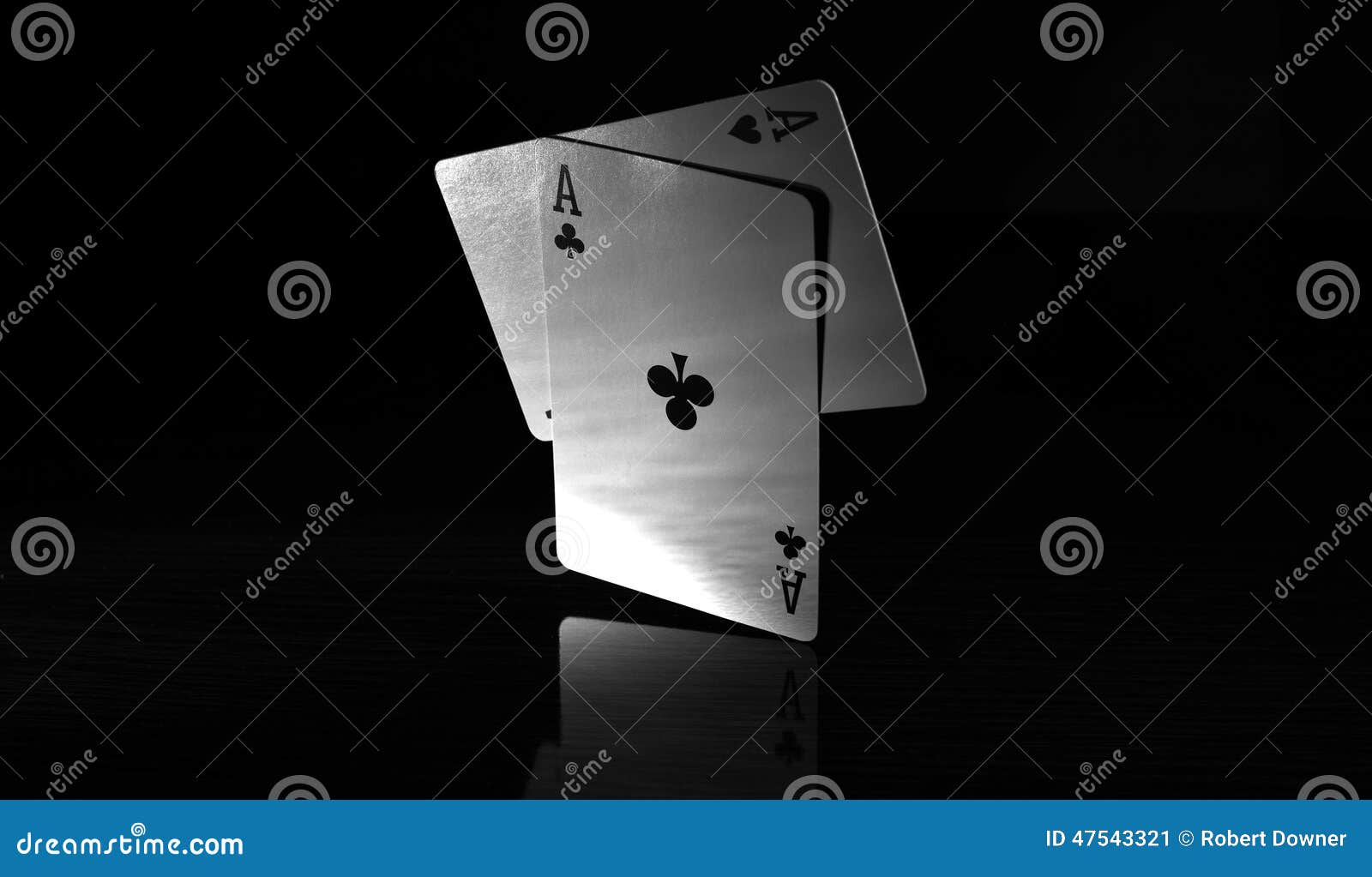 Black and White Playing Cards. Stock Image - Image of entertainment