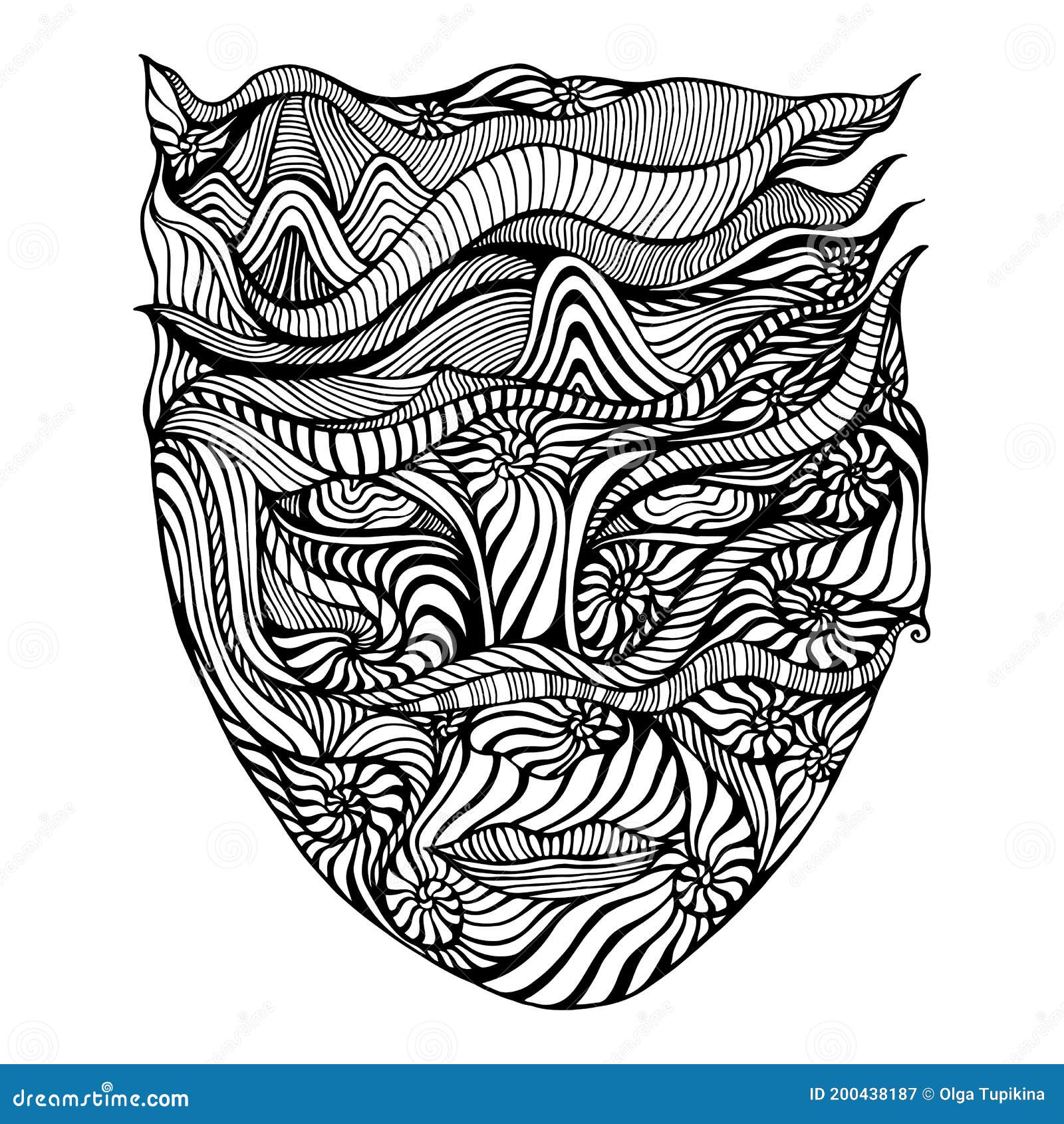 crazy patterns coloring pages