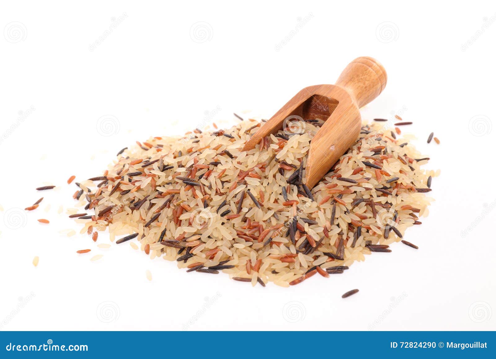 Black and white rice mix stock photo. Image of agriculture 72824290