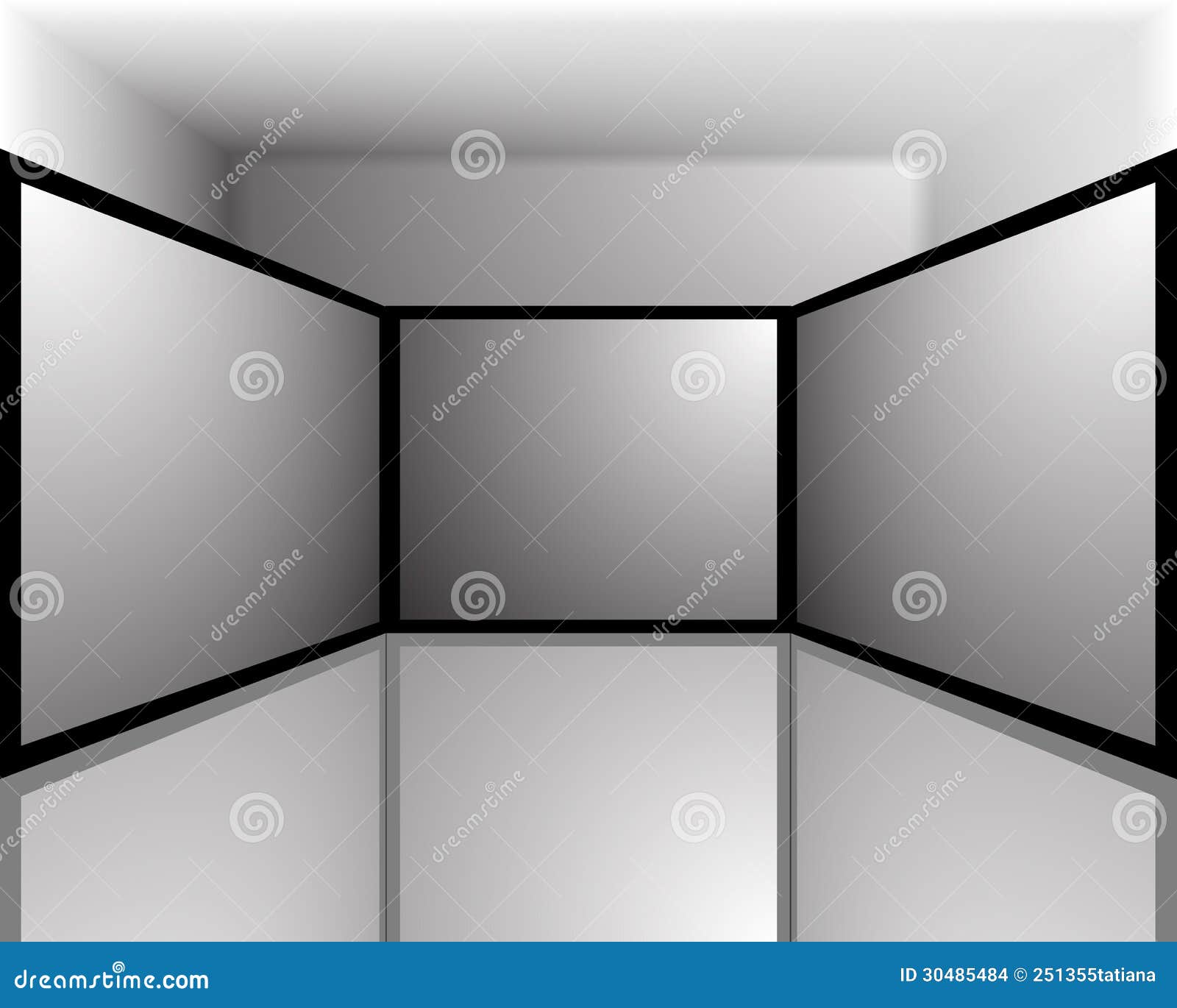 Blackandwhite screens stock illustration. Illustration of black