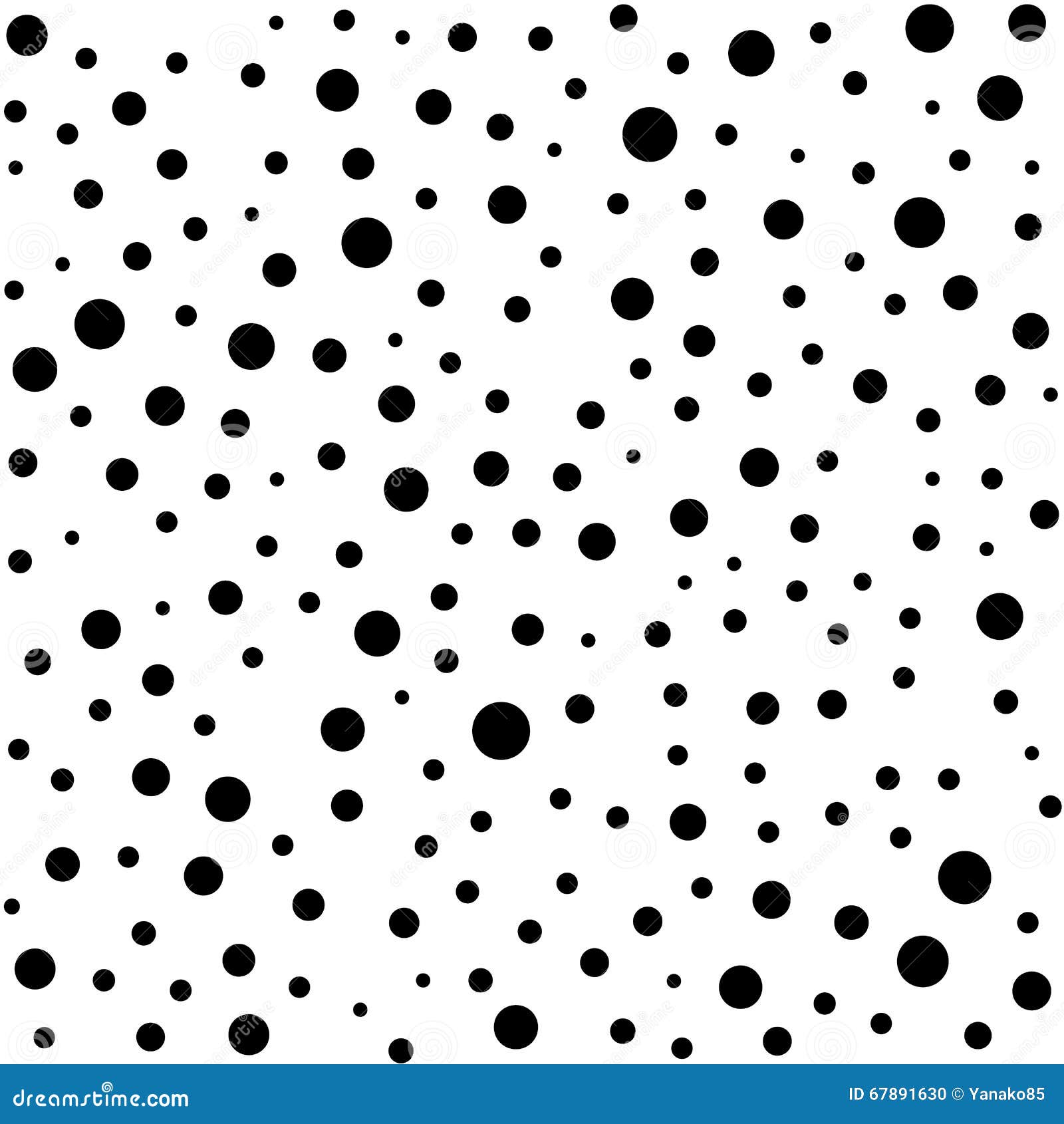 Black and White Seamless Pattern Stock Vector - Illustration of dotted ...