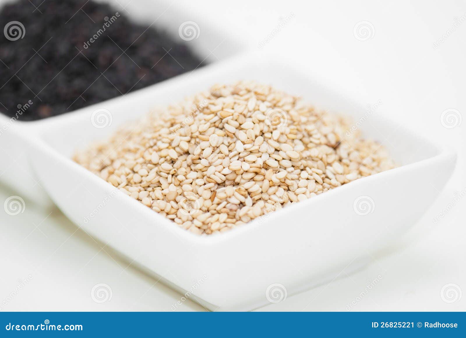 Black and White Sesame Seeds Stock Image Image of seed, nutrition 26825221