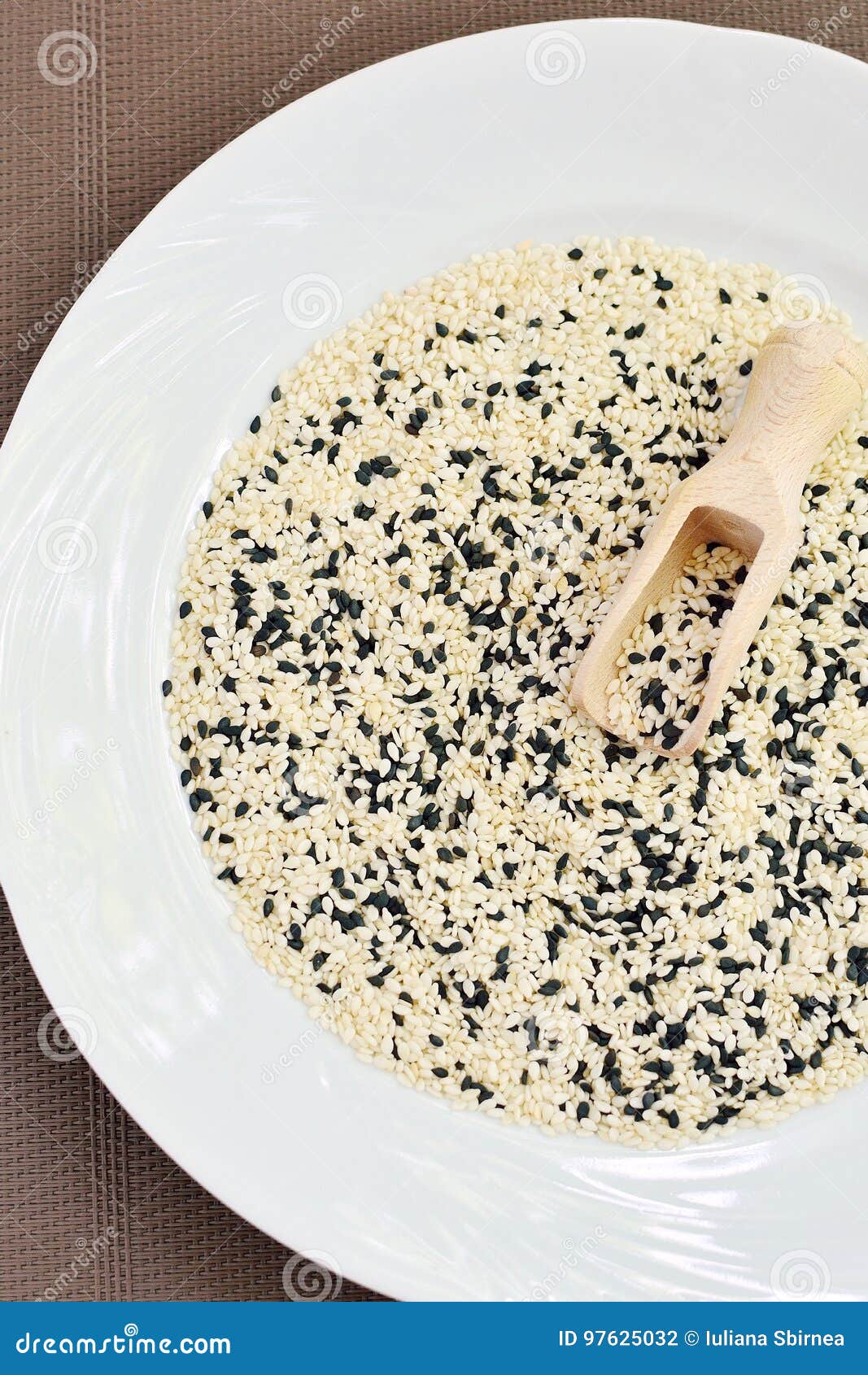 Black and White Sesame Seeds Stock Photo Image of kitchen, seeds