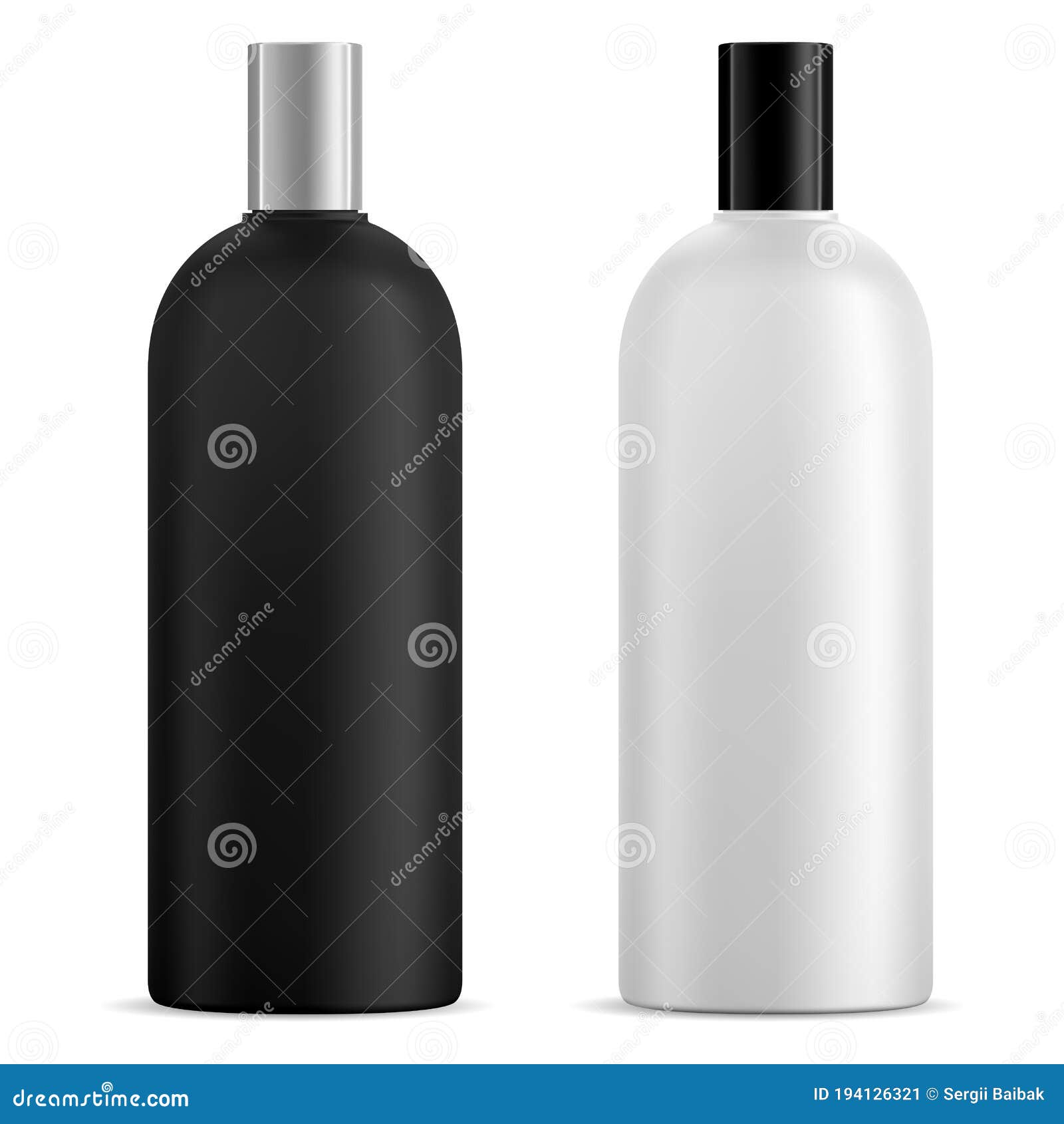 Download Black And White Shampoo Bottle Mockup Vector Stock Vector Illustration Of Blank Medical 194126321