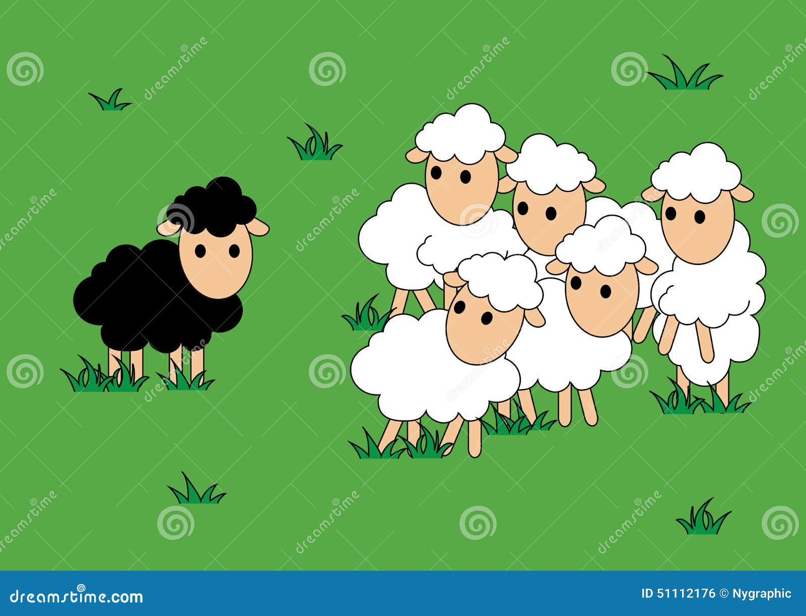 Black sheep ovca