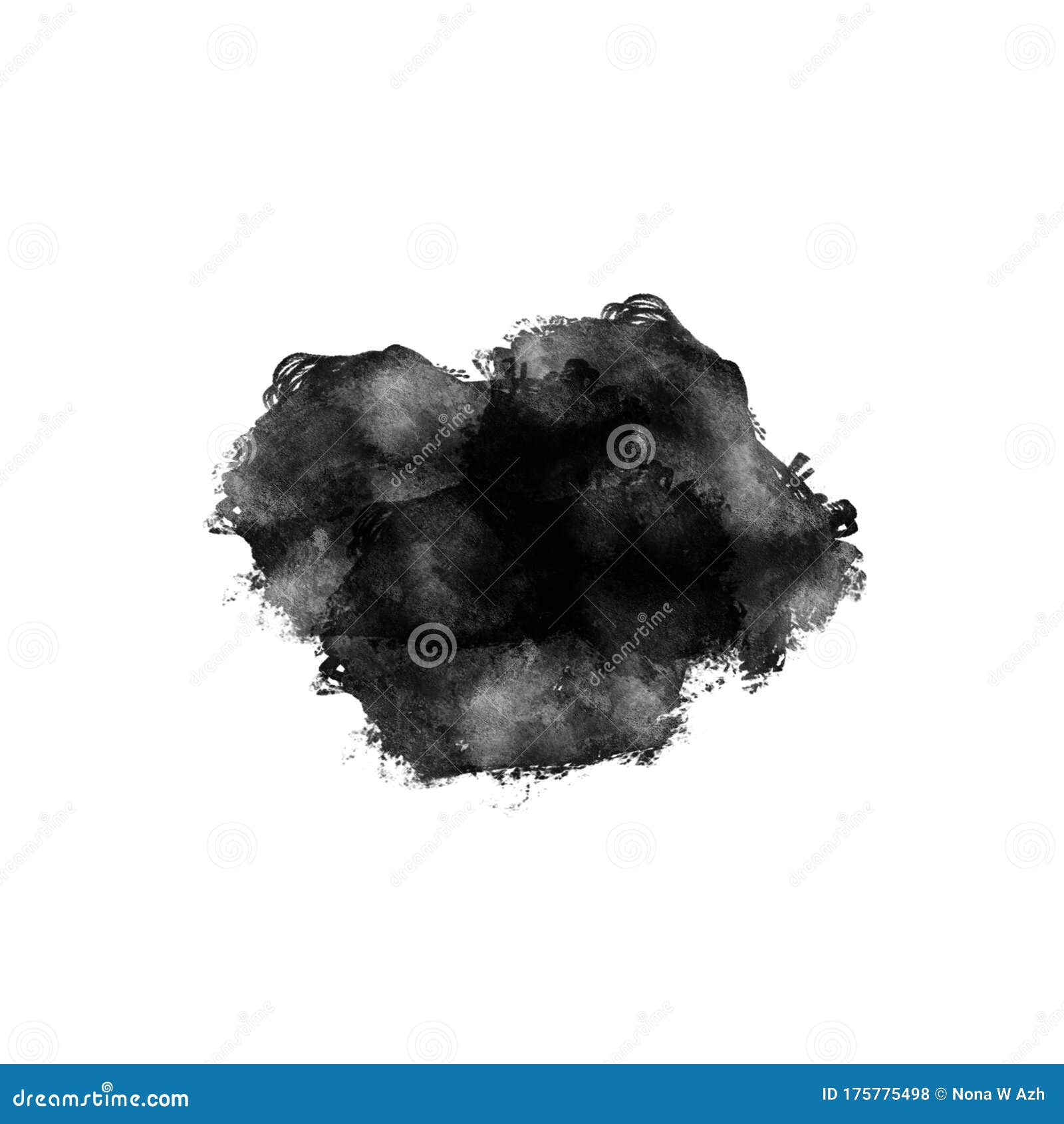 black and white spash colour. smoke effect