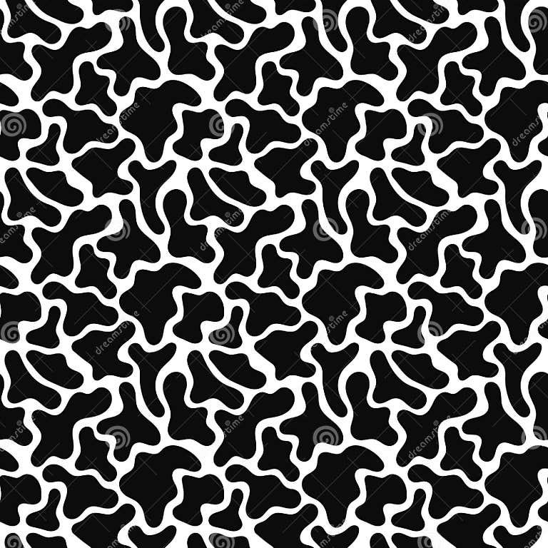 Black and White Spotty Background Stock Vector Illustration of spotty