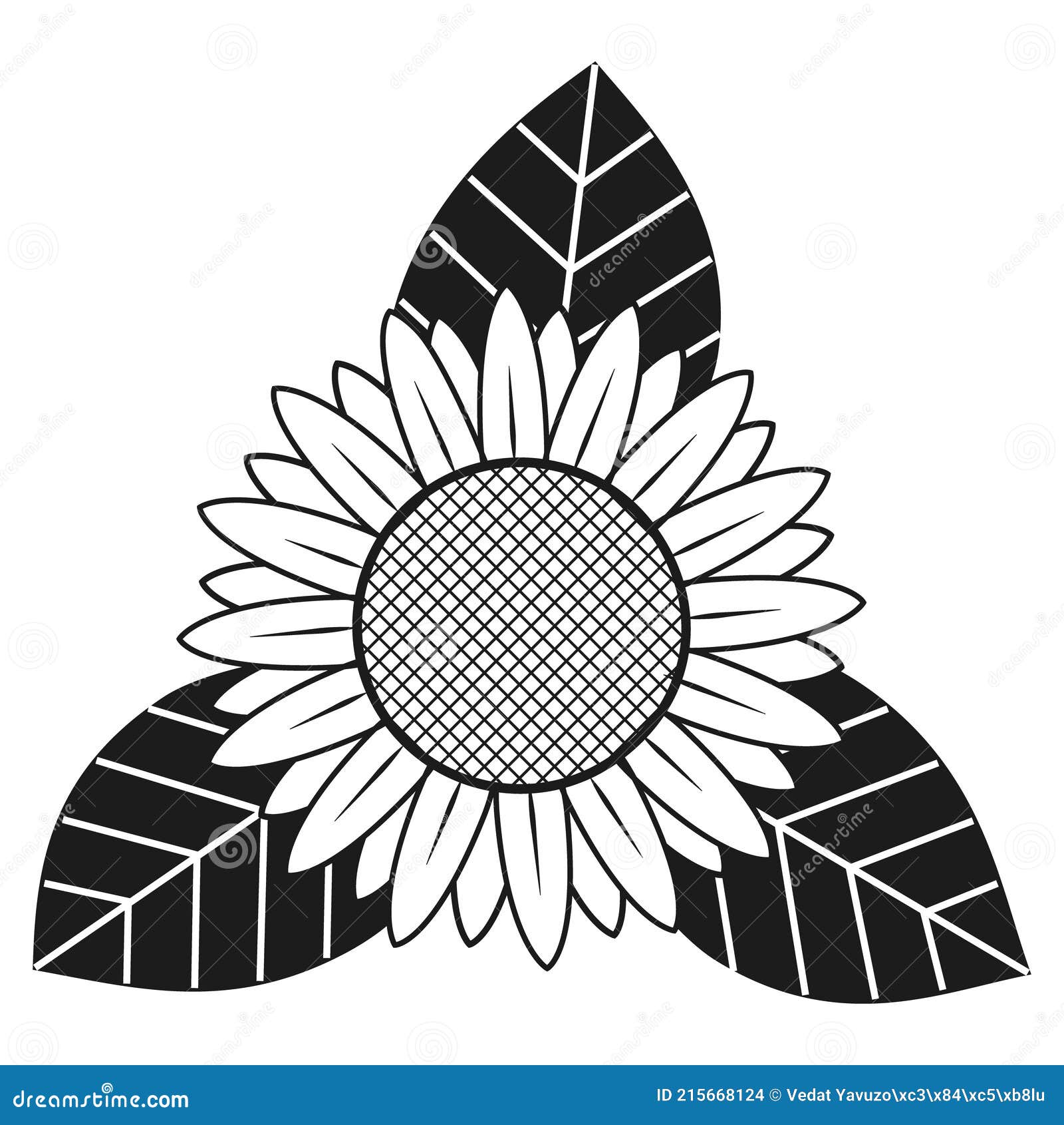 Black and White Sunflower Vector Illustration Isolated on White Background. a Hand-drawing Iconic Shape. Stock Vector - Illustration of beautiful, textile: 215668124 Black and White Sunflower Vector Illustration Isolated on White Background. a Hand-drawing Iconic Shape. Stock Vector - Illustration of beautiful, textile: 215668124