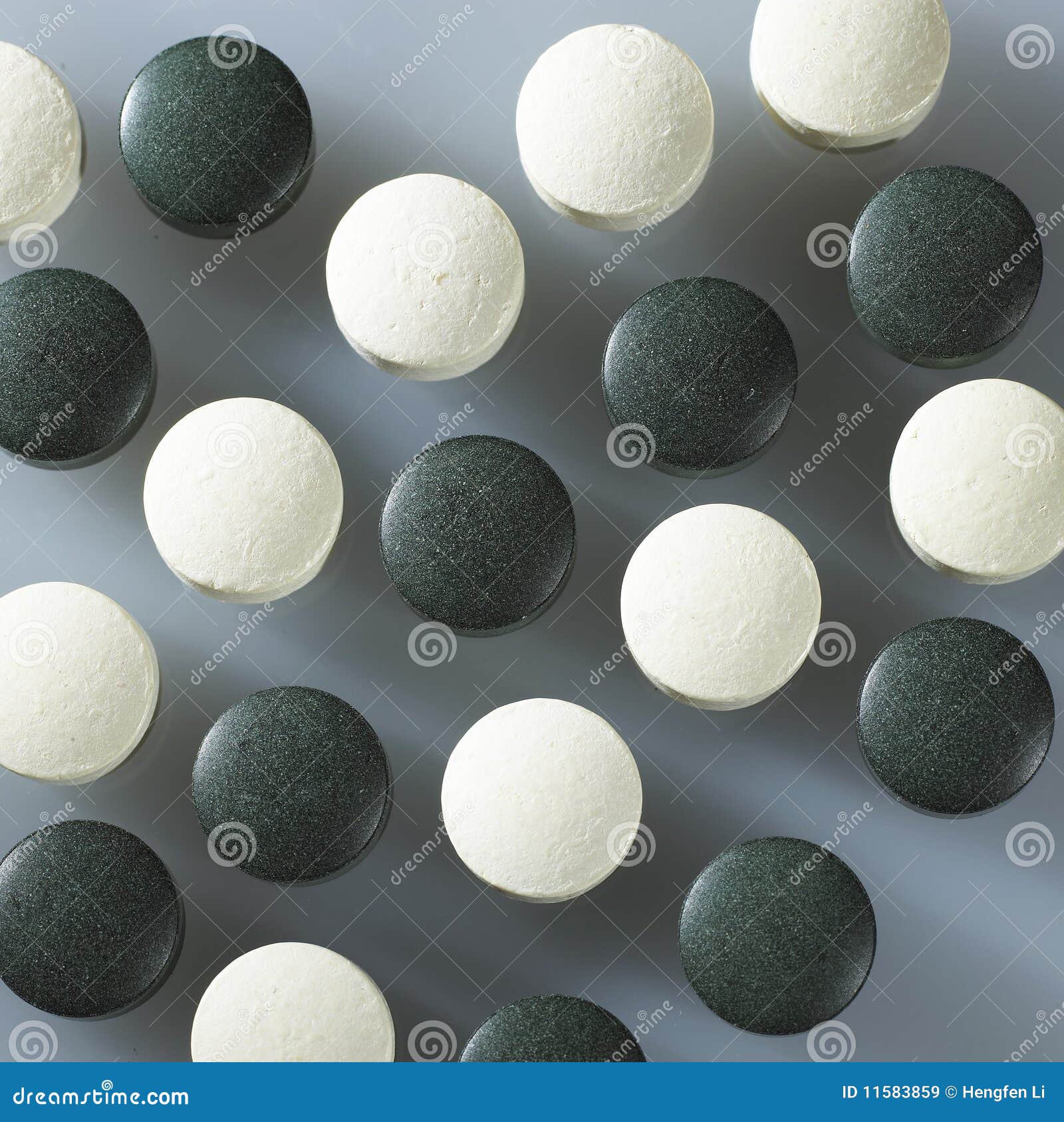 Black and white tablets stock image. Image of closeup 11583859
