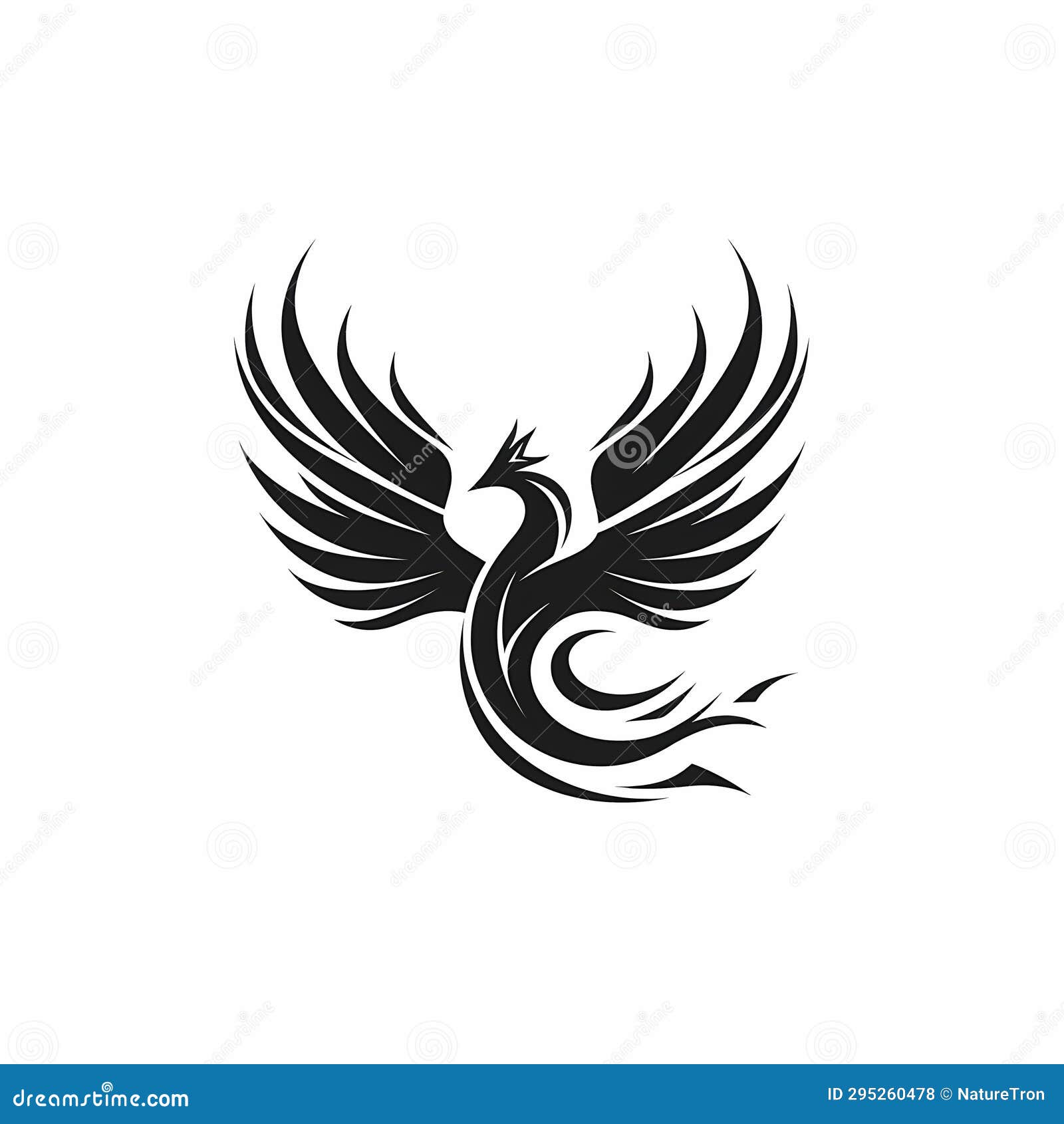 Black and White Tattoo Eagle Tattoo Vector Eagle Tattoo Design Stock ...
