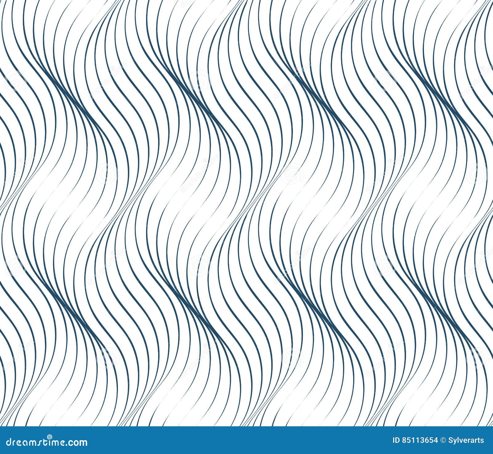 black and white  endless pattern created with thin undulate stripes, seamless netting composition. continuous interlace tex