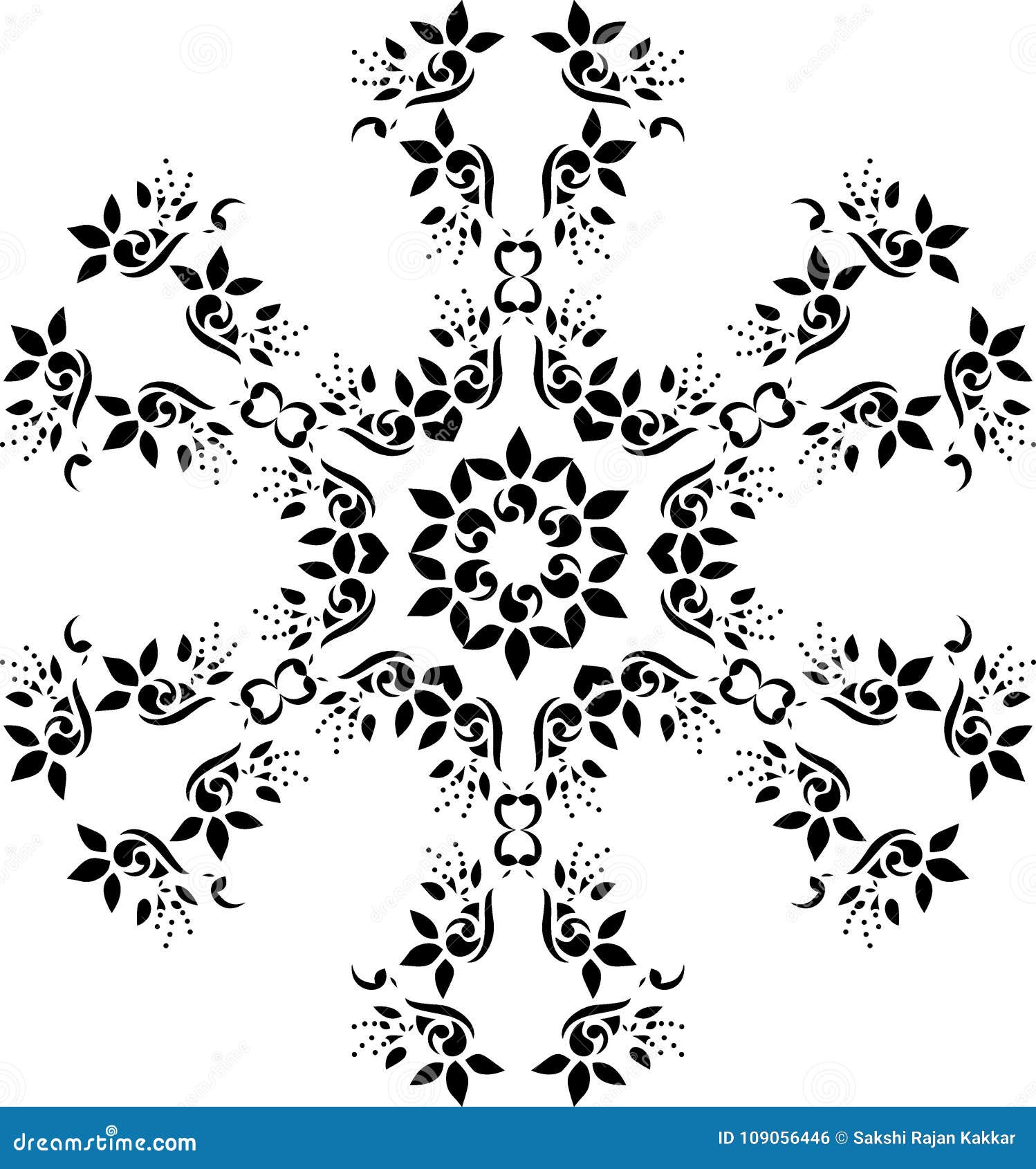 Black and White Vector Image and Graphic Design Stock Vector