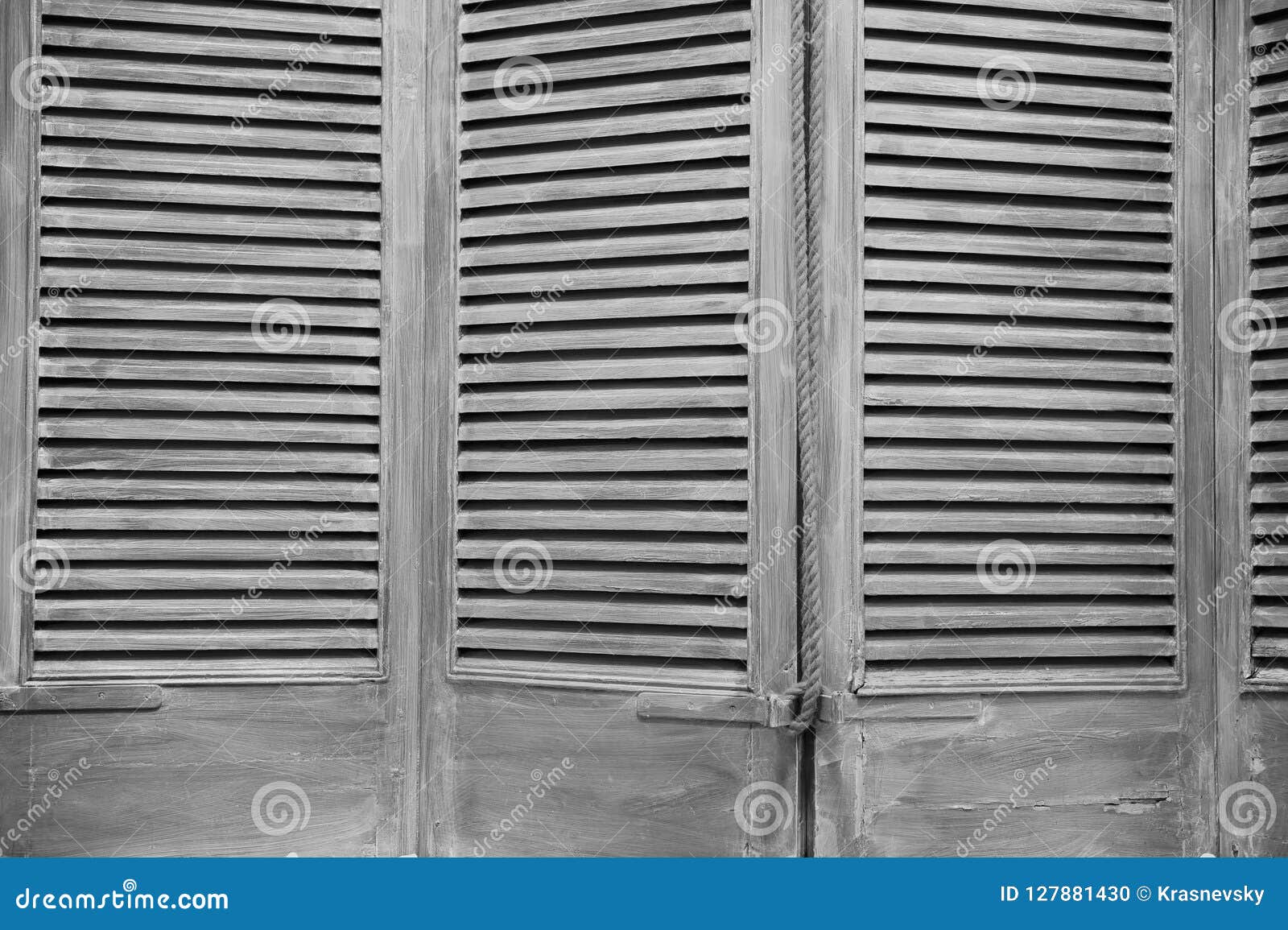Black and White Window Shutters Stock Photo Image of home, closed