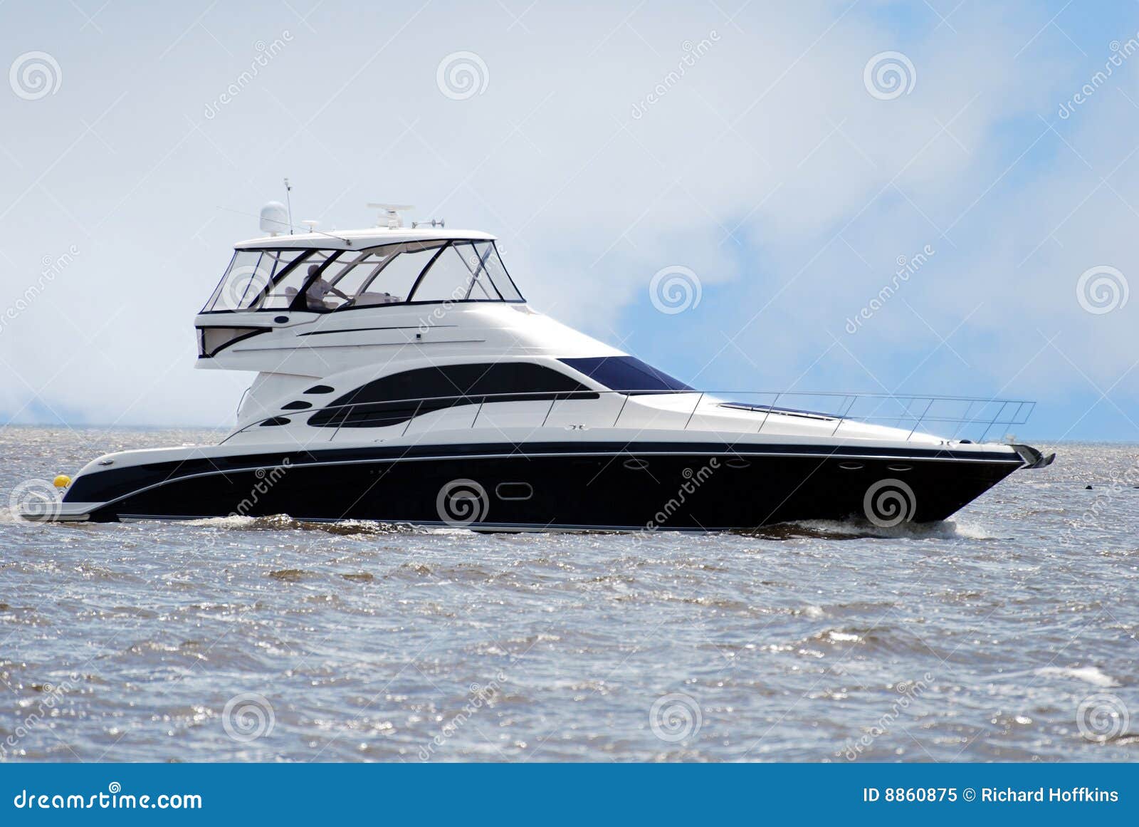 Black and White Yacht stock image. Image of stylish, trip 8860875