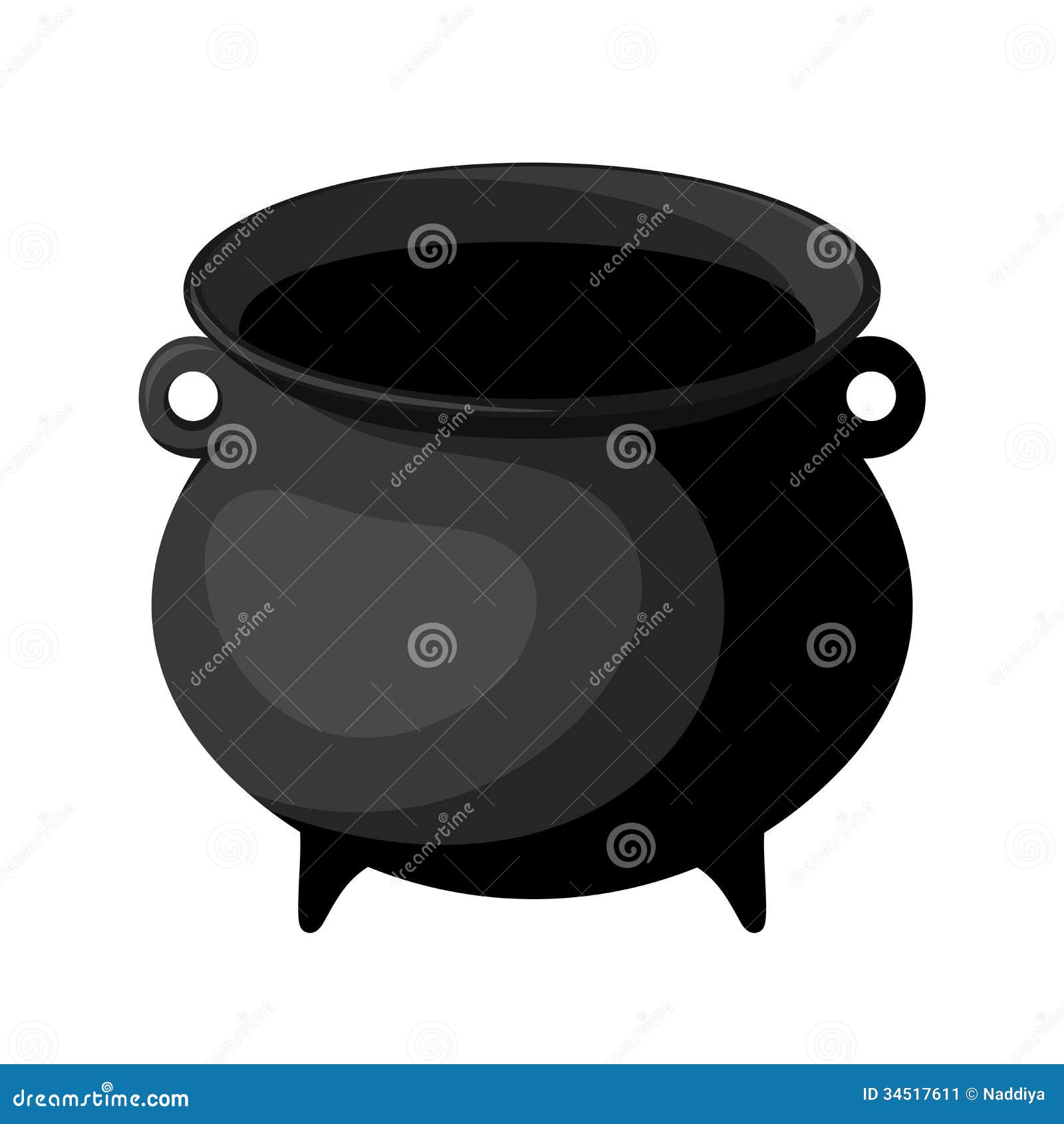 black witches cauldron.