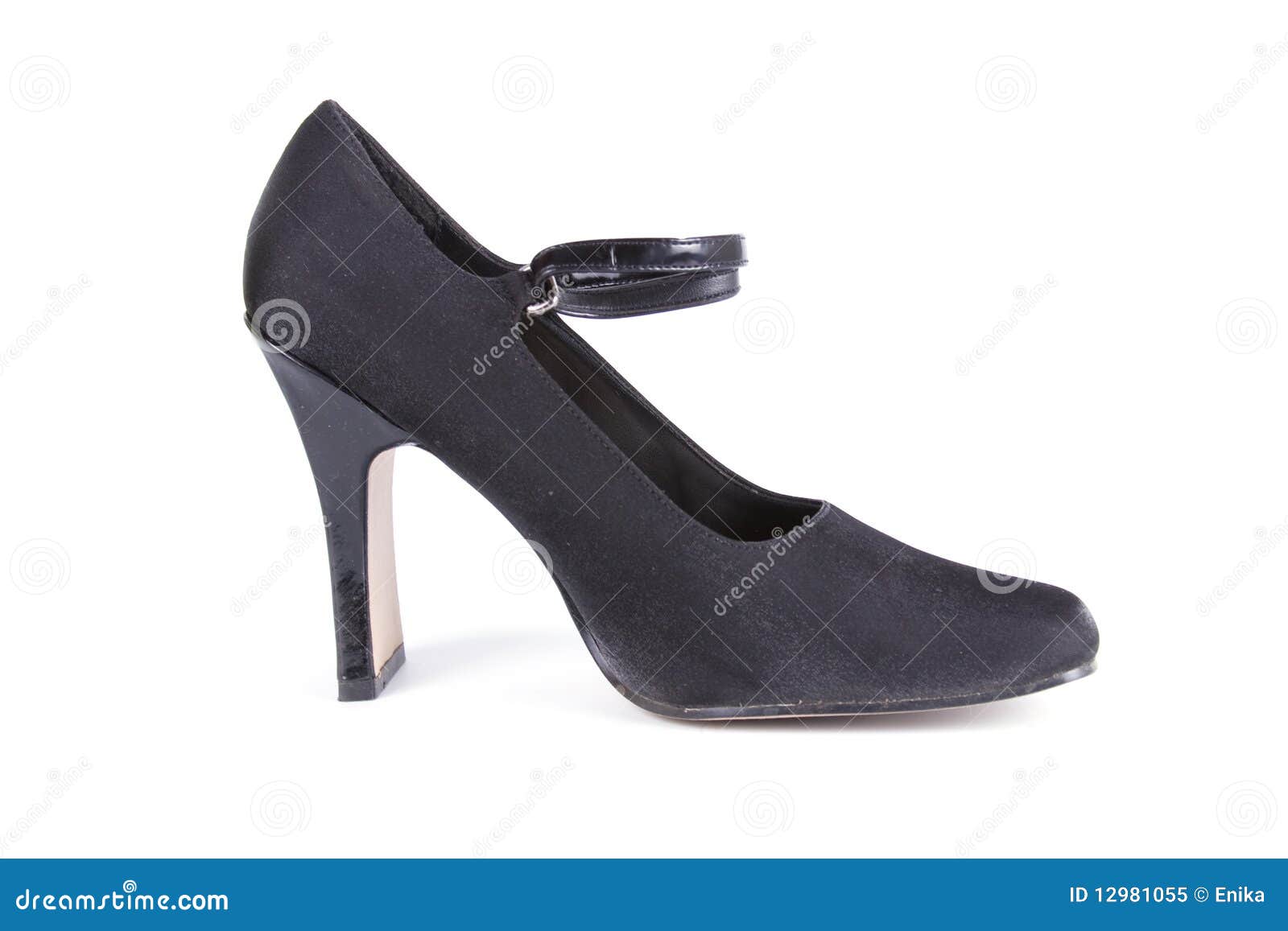 Black woman shoes stock image. Image of women, female - 12981055