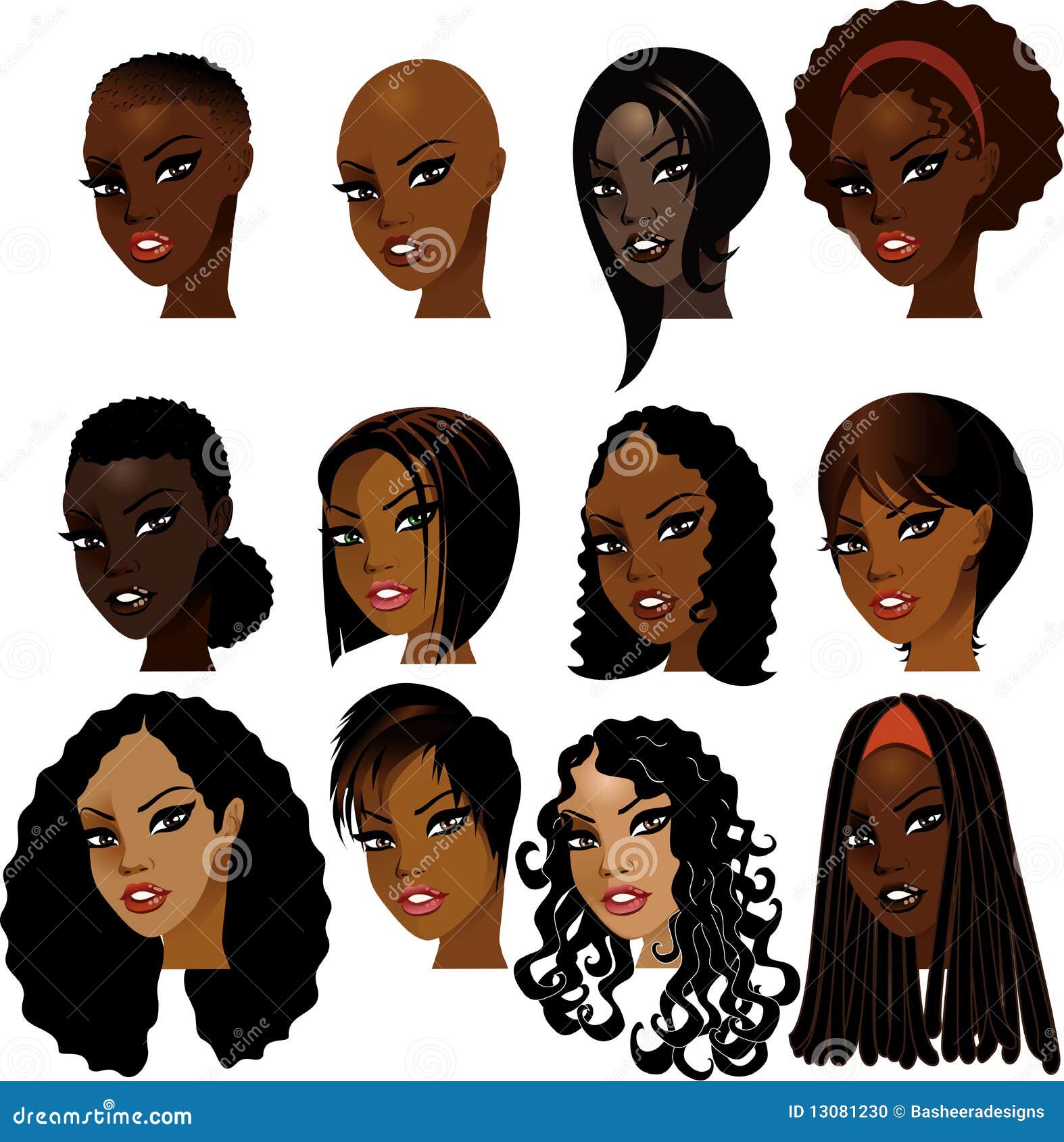 black women faces