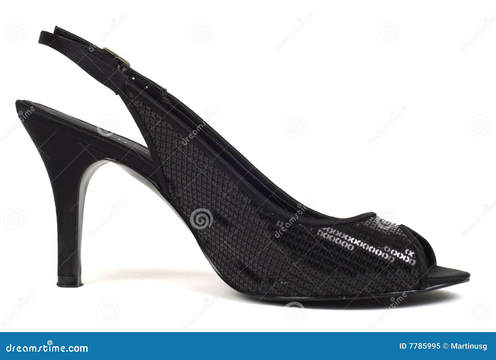 Black Women's HighHeel Shoe 2 Stock Image Image of woman, wear 7785995