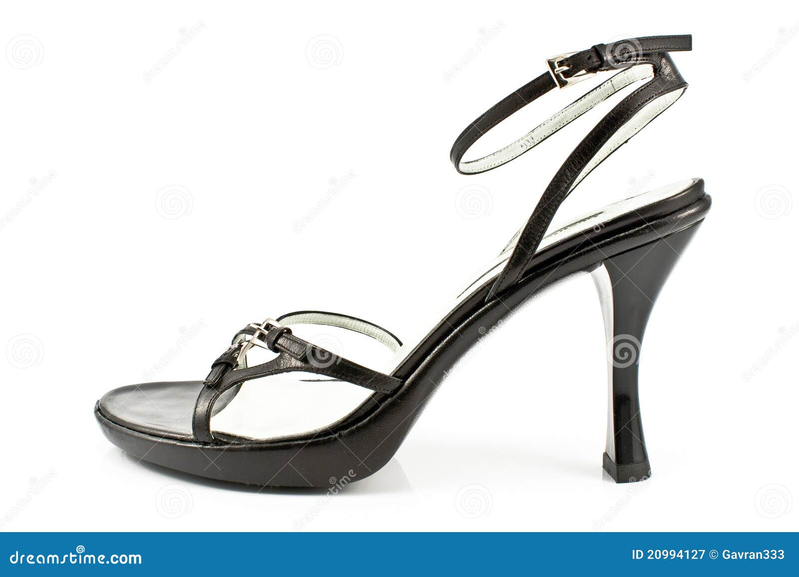 Black Women S High Heel Shoe Stock Image - Image of human, black: 20994127