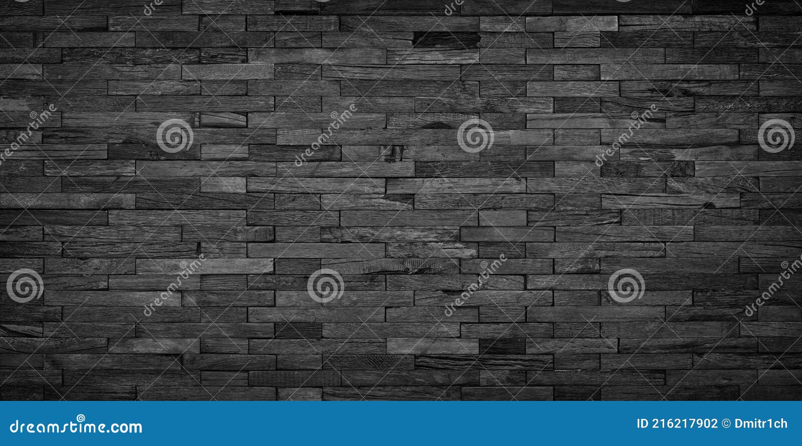 Black Wood Texture. Wall Panel Made of Old Boards Stock Photo - Image ...