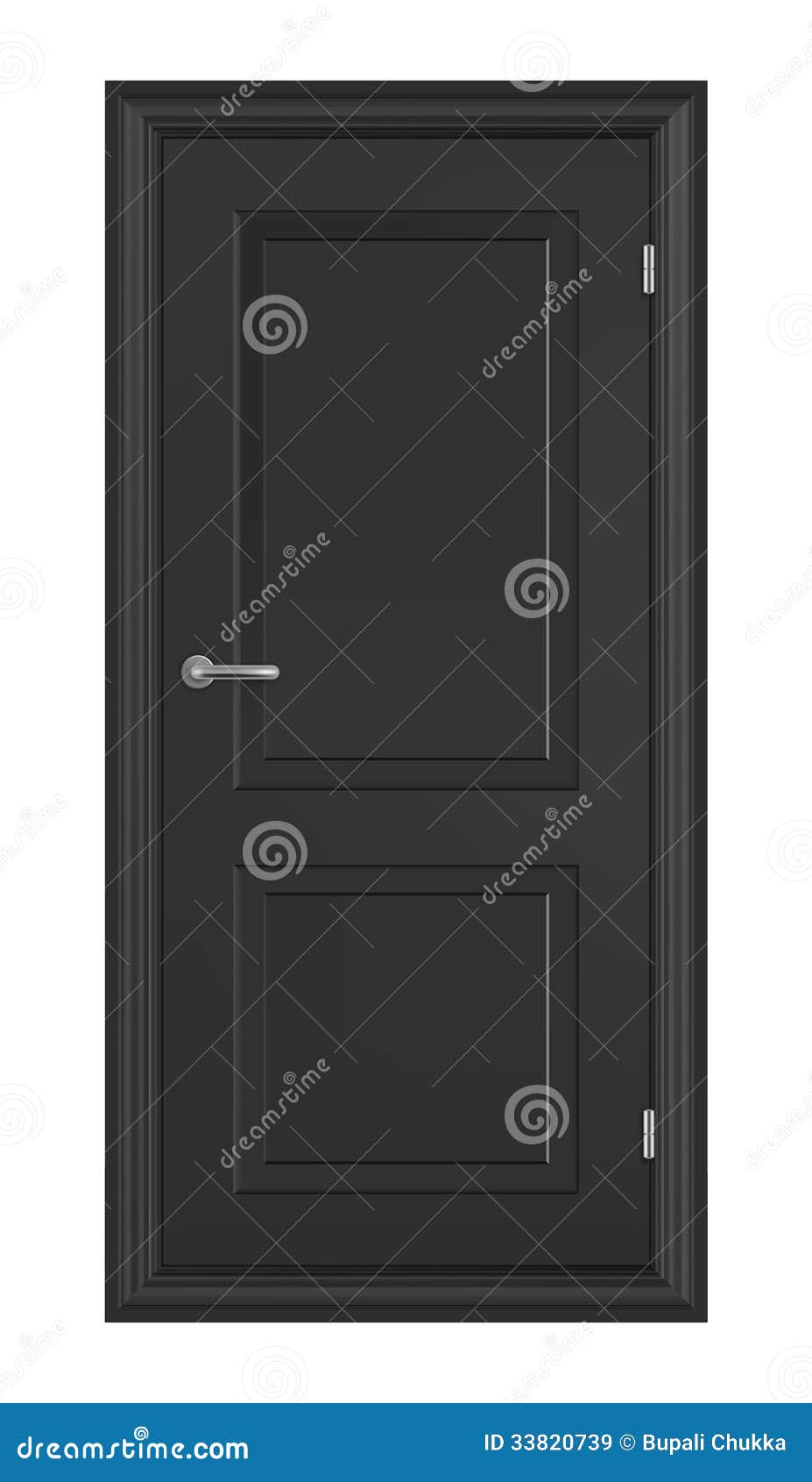 Black wood door stock image. Image of modeling, interior 33820739