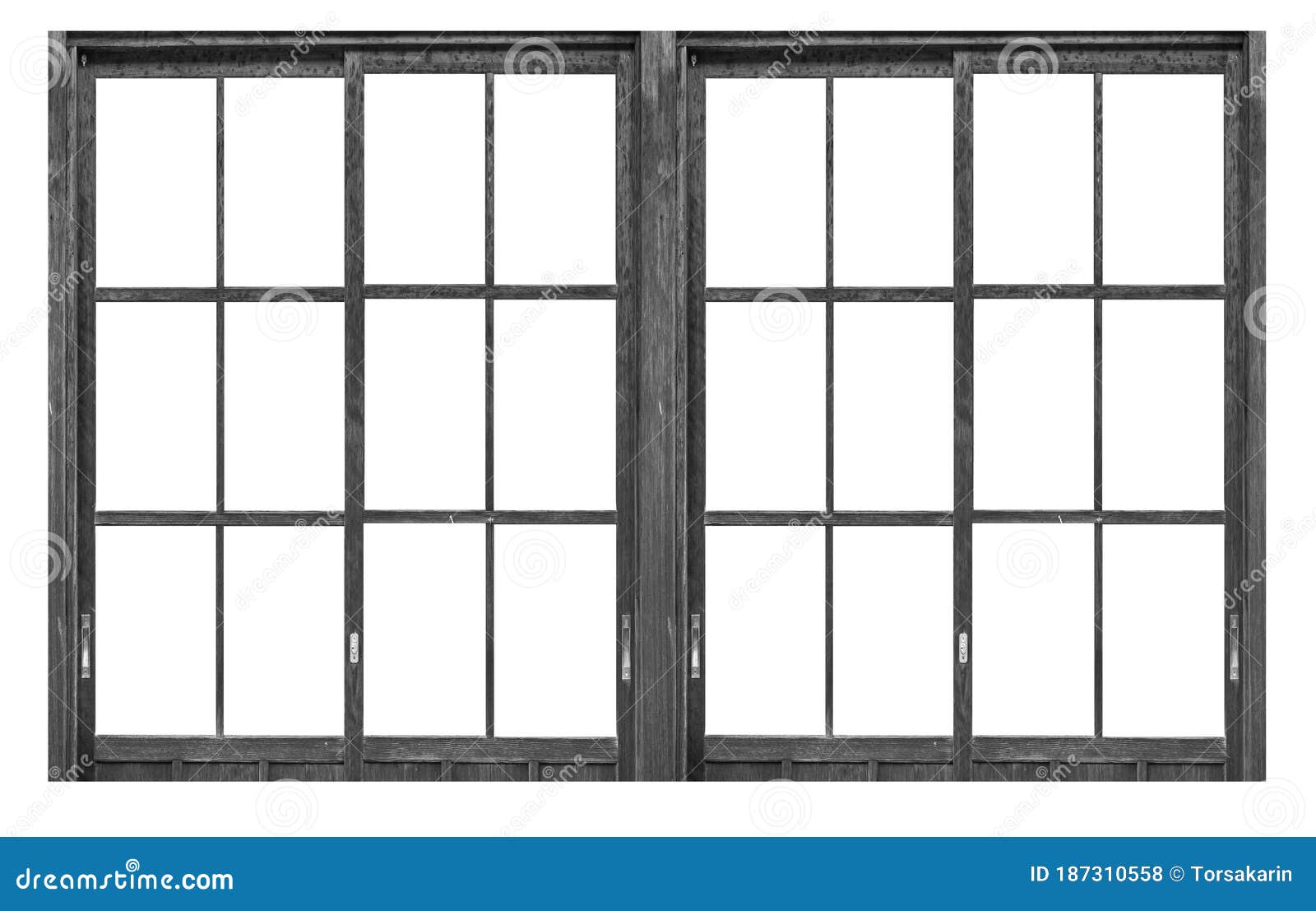 Black wood window frame stock photo. Image of inside 187310558