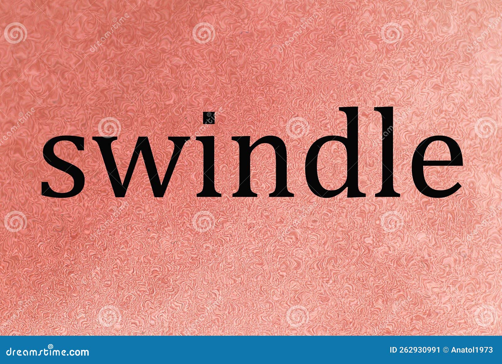 black word swindle lettering 