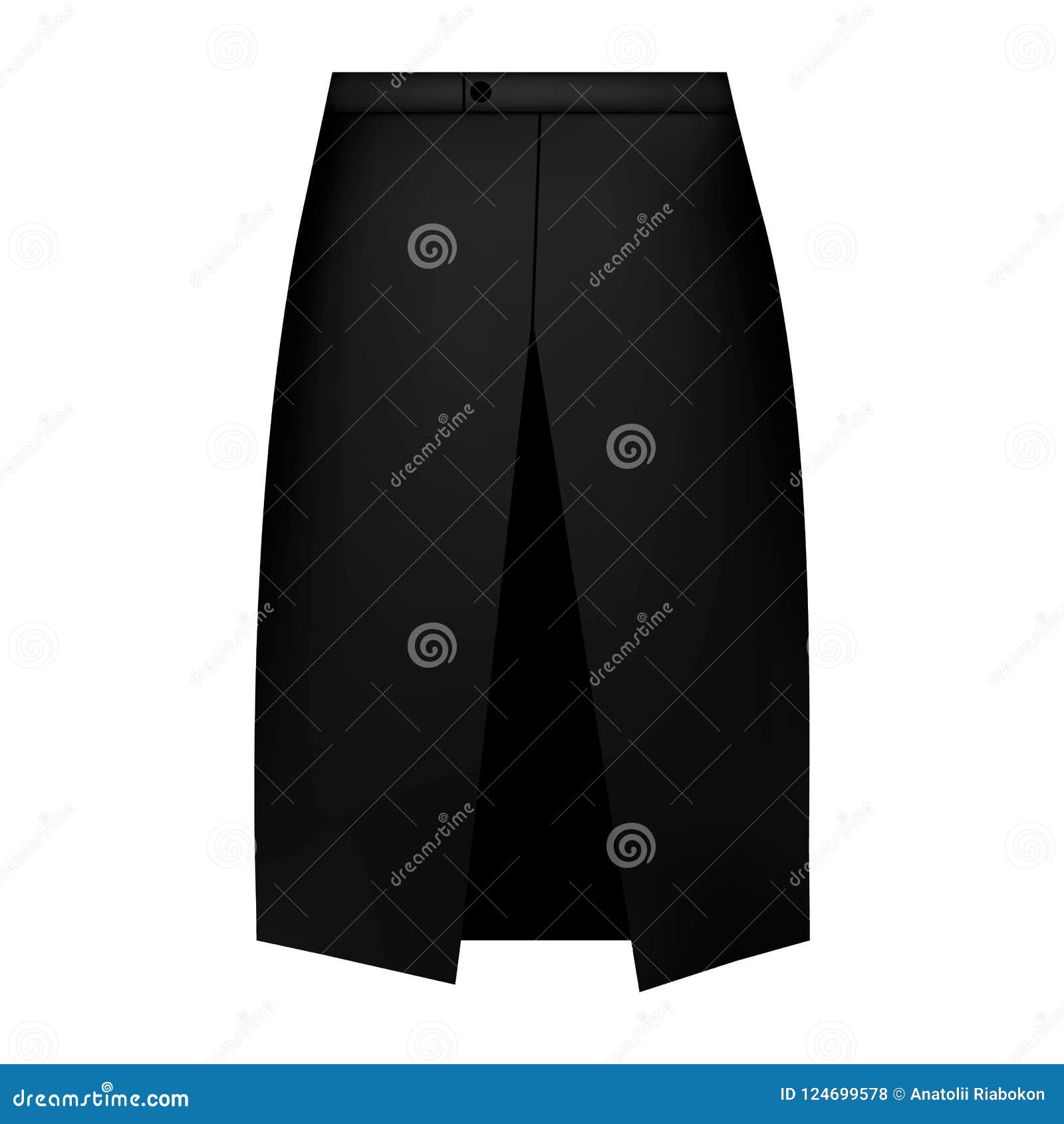Download Black Work Apron Mockup, Realistic Style Stock Illustration - Illustration of baker, bake: 124699578