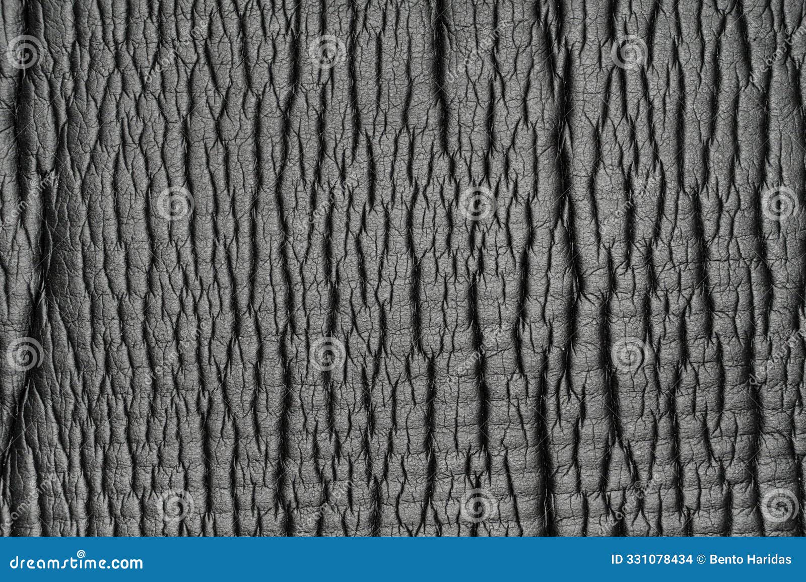 black wrinkled rubber matt for high contrast dark texture