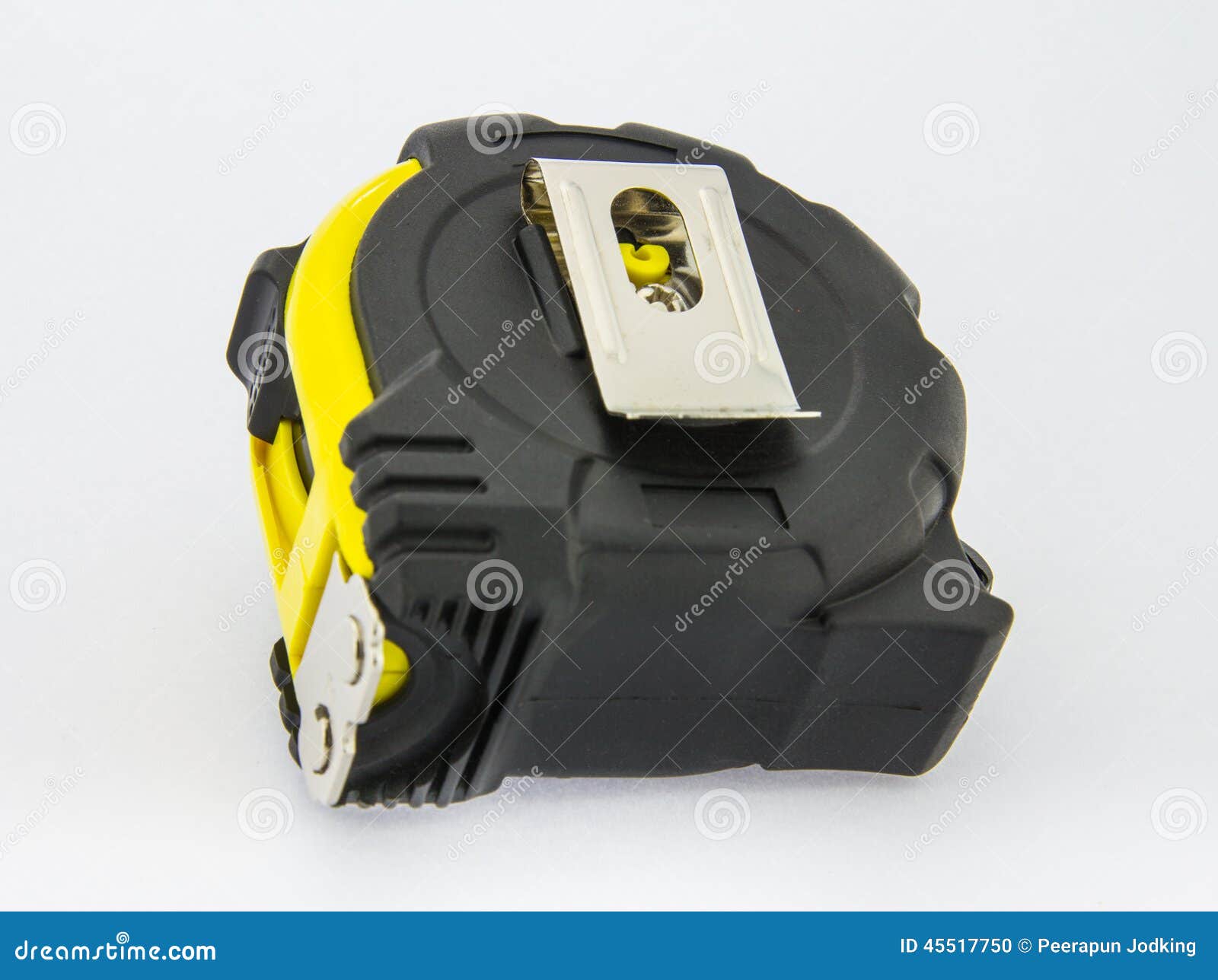 The Blackyellow Tape Measure Stock Photo Image of line, scale 45517750