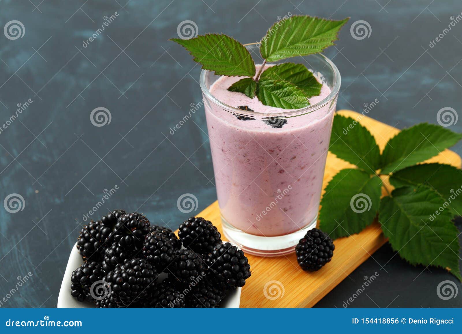 blackberry detox water and smoothie