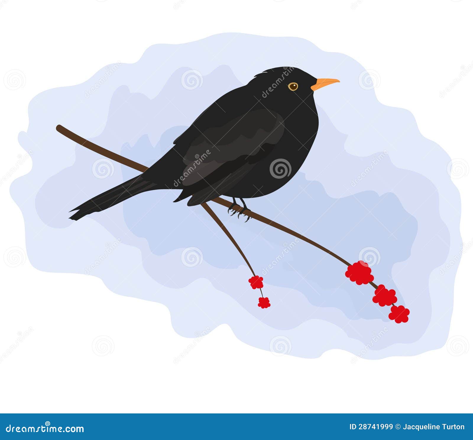 Blackbird Stock Illustrations – 1,908 Blackbird Stock Illustrations,  Vectors & Clipart - Dreamstime