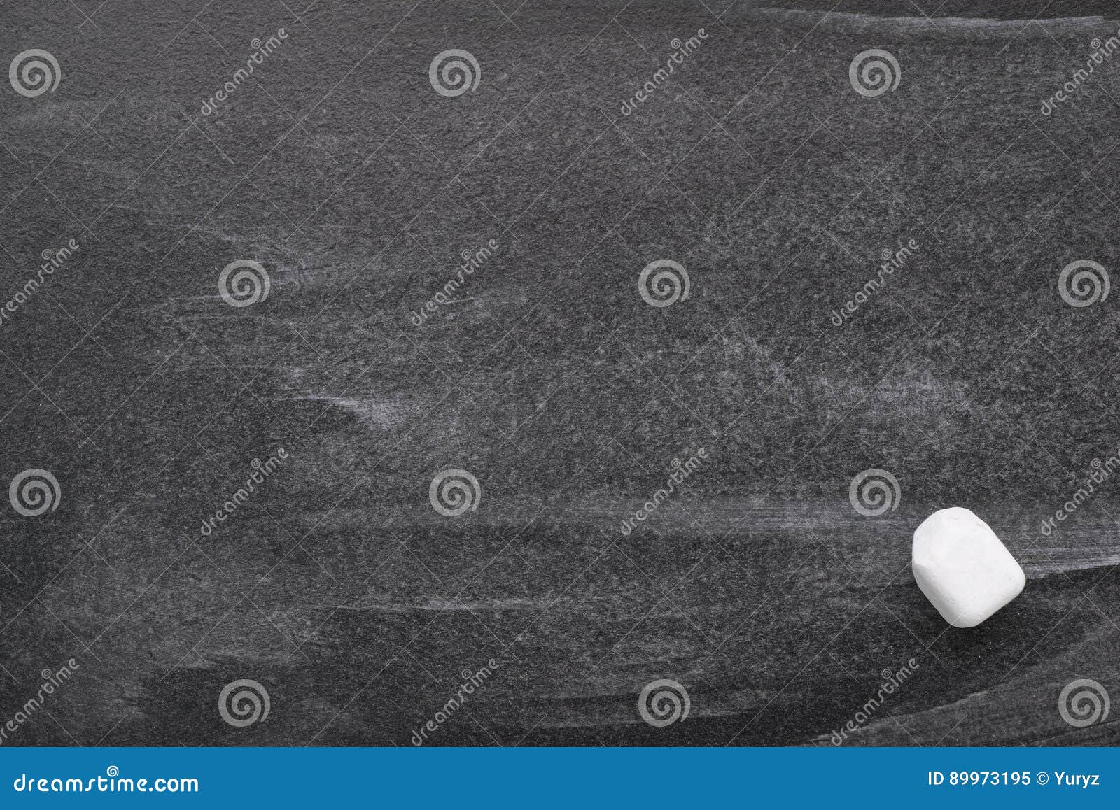 Blackboard with Chalk Piece Stock Image Image of smudge, chalkboard