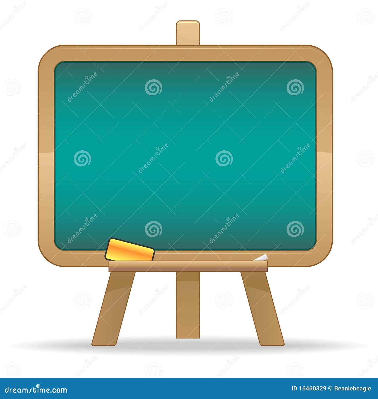 Blackboard Icon Standing Royalty Free Stock Images - Image: 16460329