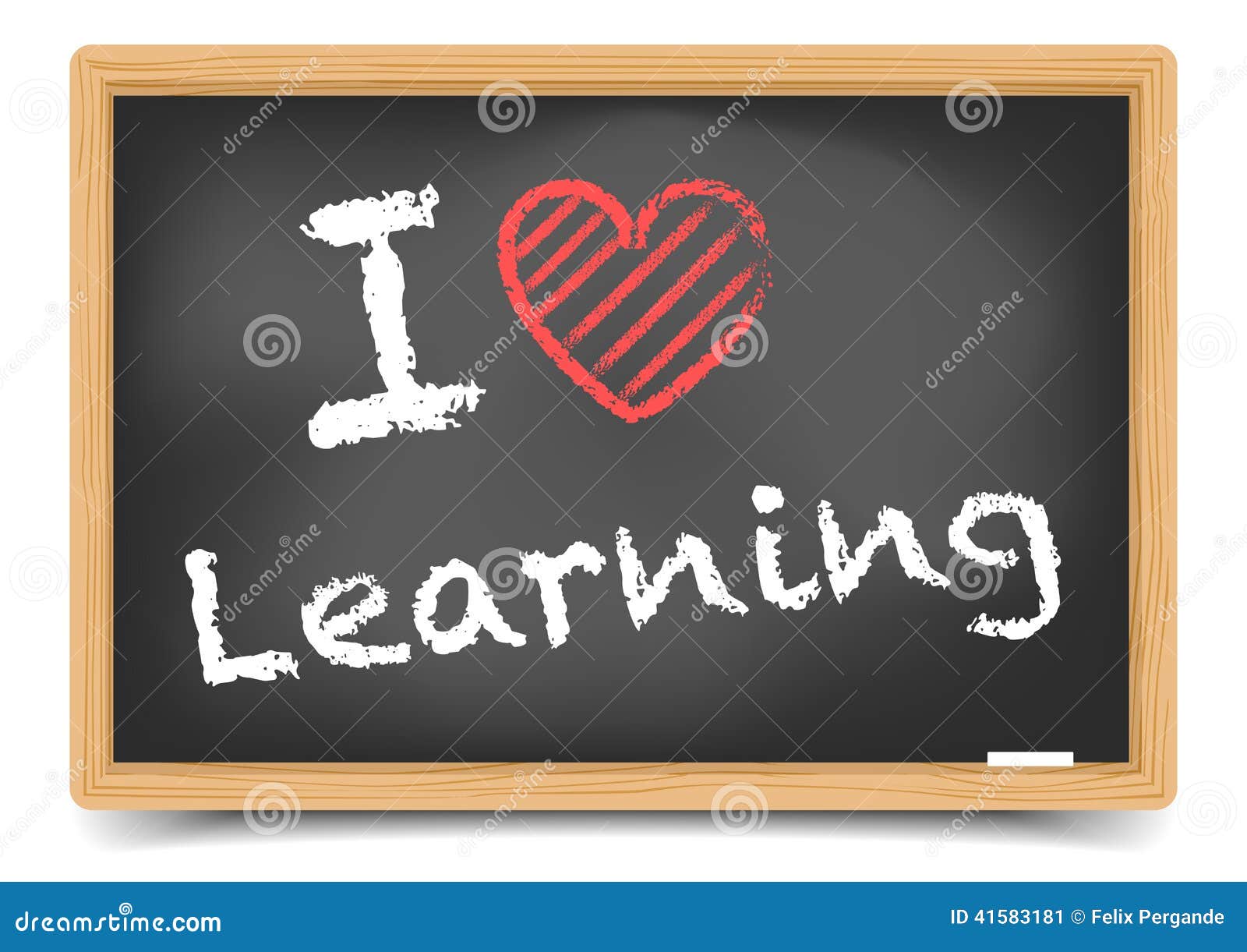 blackboard love learning detailed illustration i text 41583181